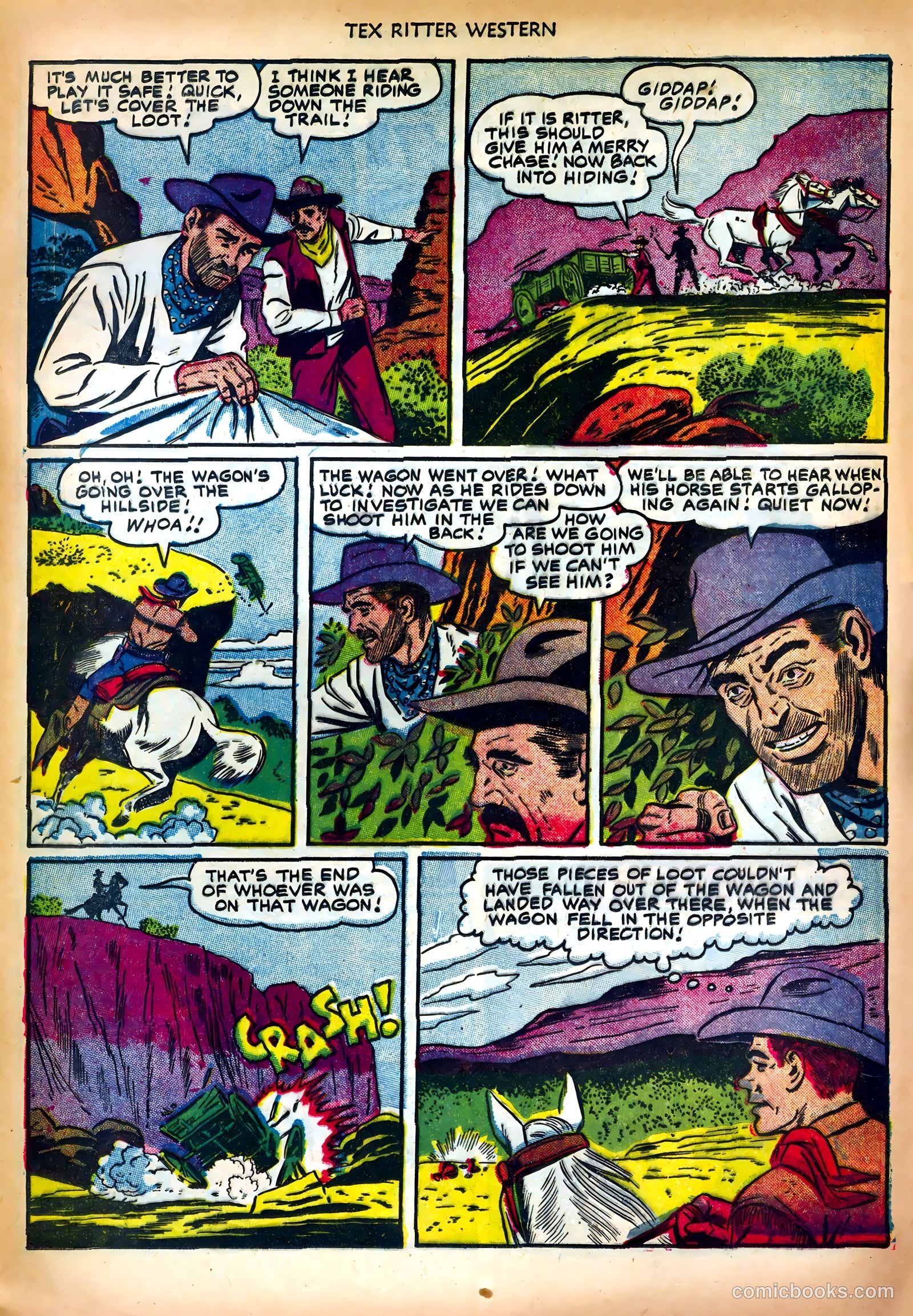 Tex Ritter Western #13 (1952) — page 33 of 36