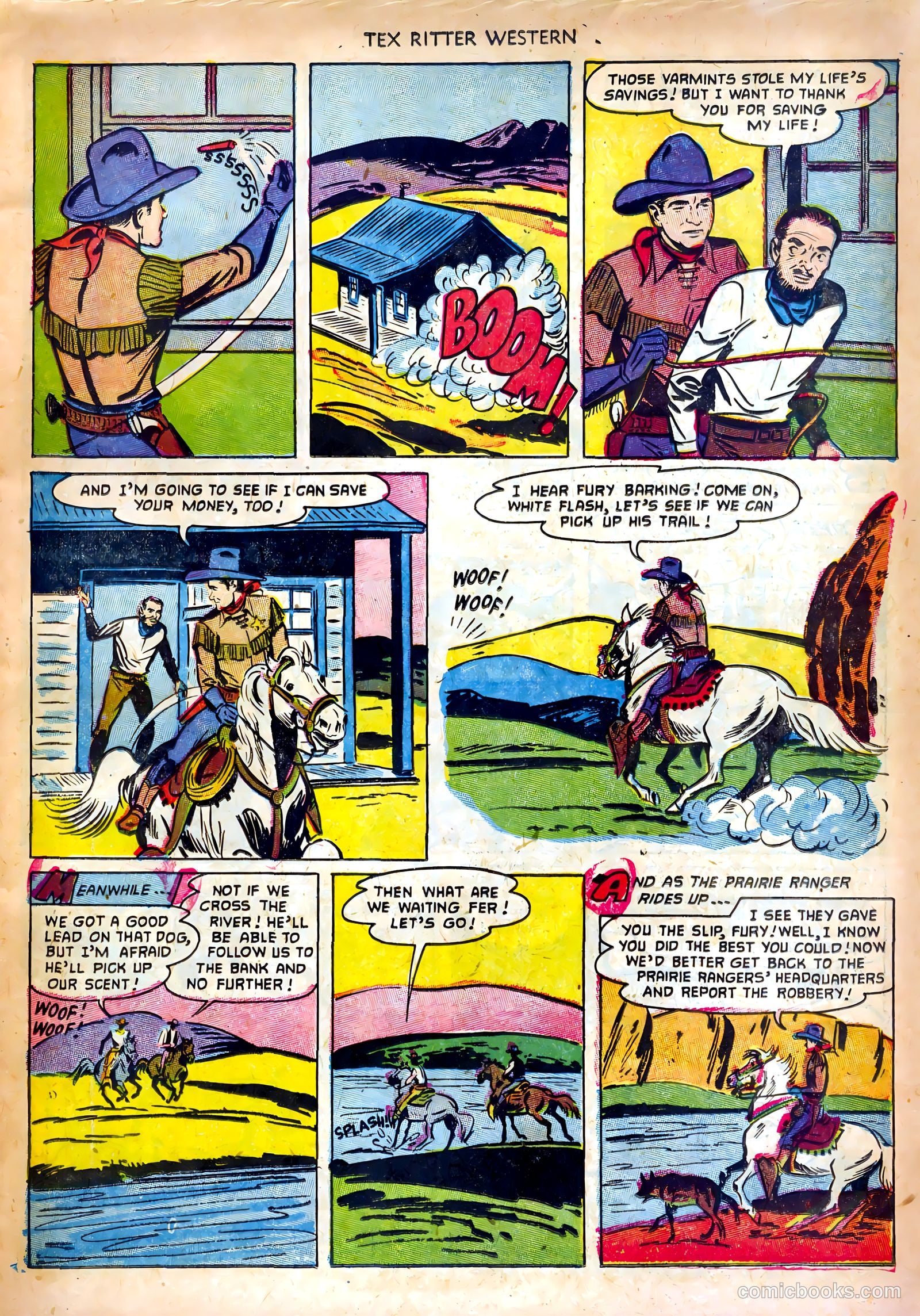 Tex Ritter Western #14 (1952) — page 5 of 36