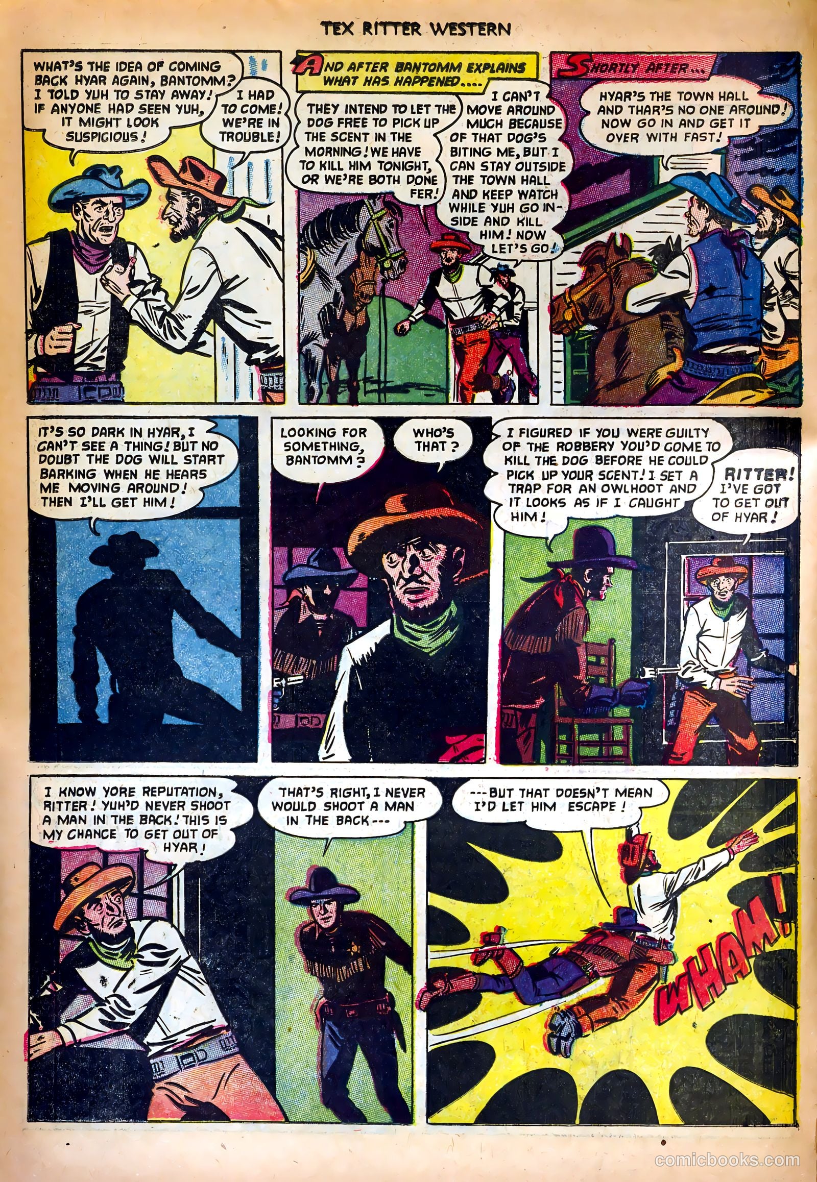 Tex Ritter Western #14 (1952) — page 10 of 36