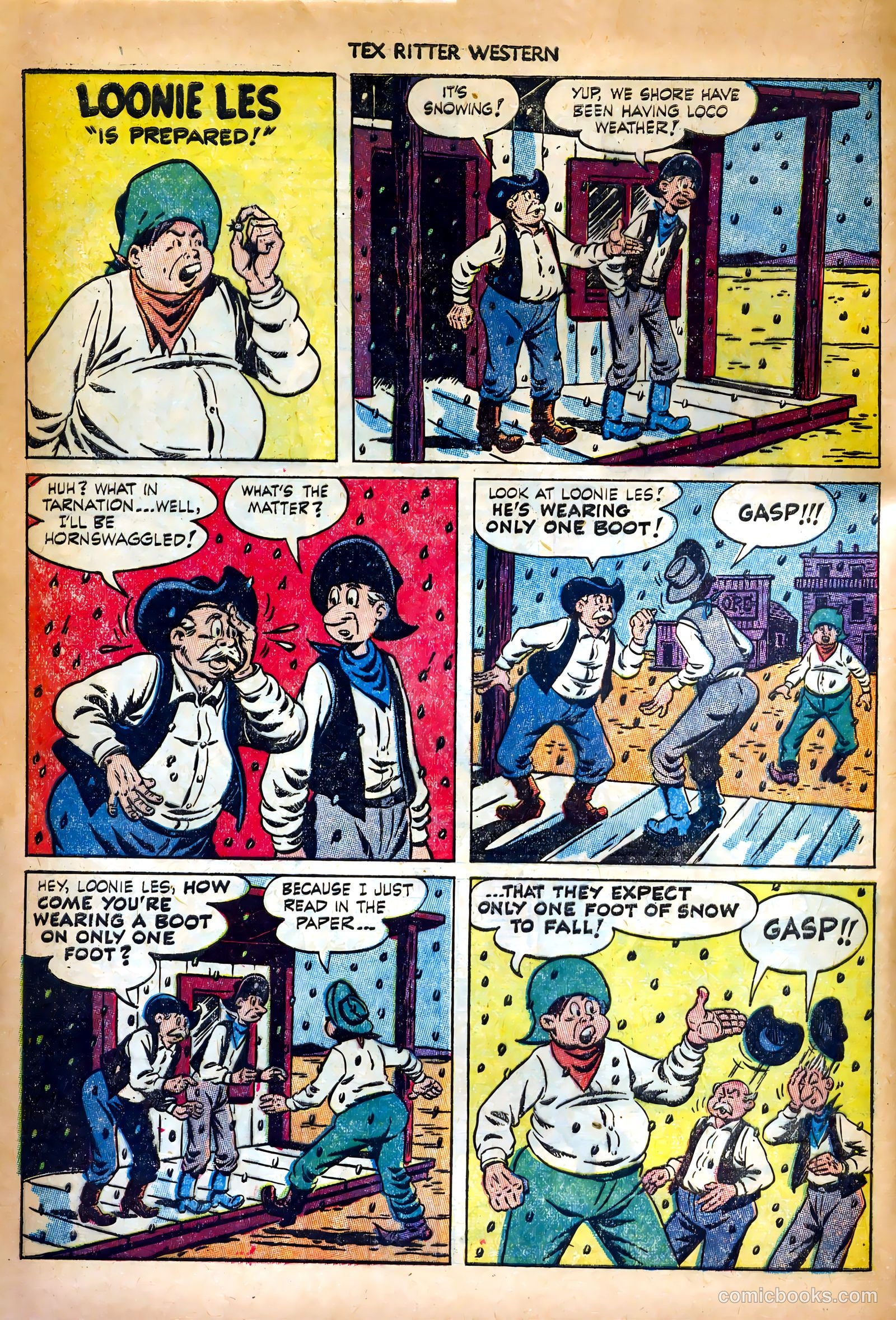 Tex Ritter Western #14 (1952) — page 12 of 36