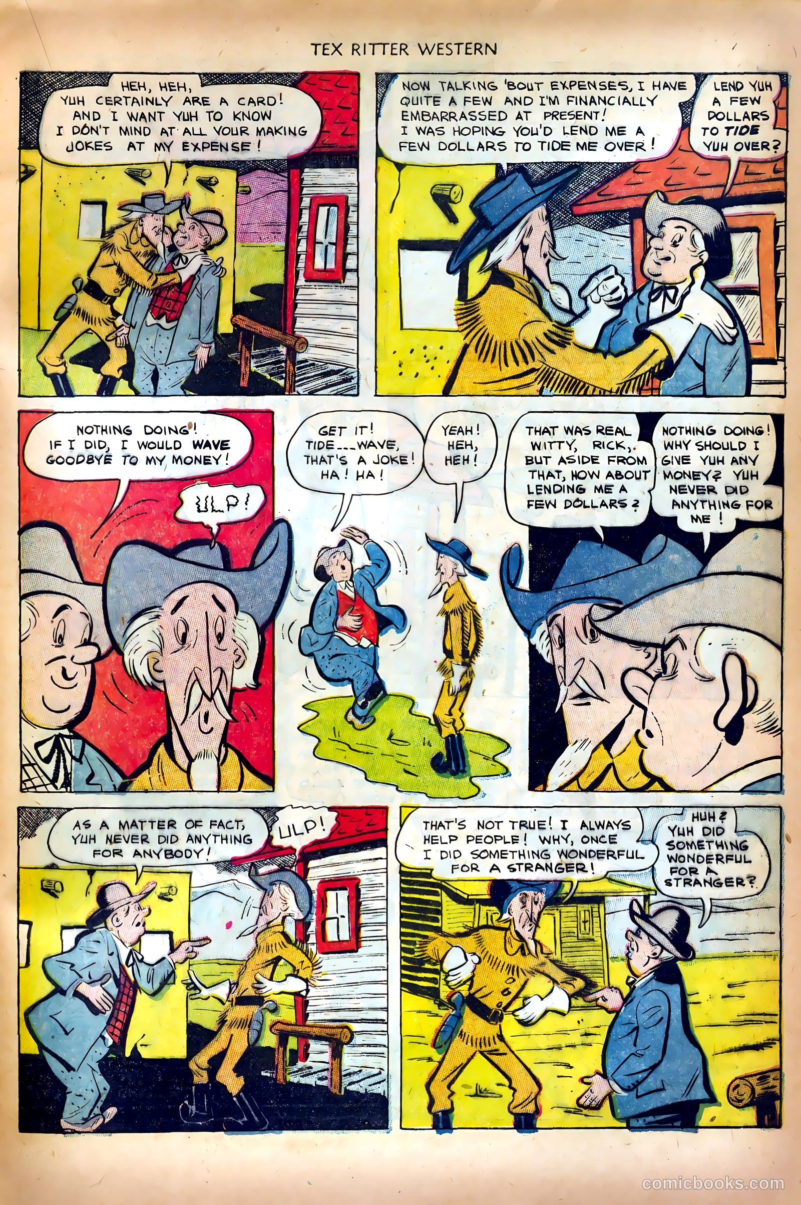 Tex Ritter Western #14 (1952) — page 15 of 36