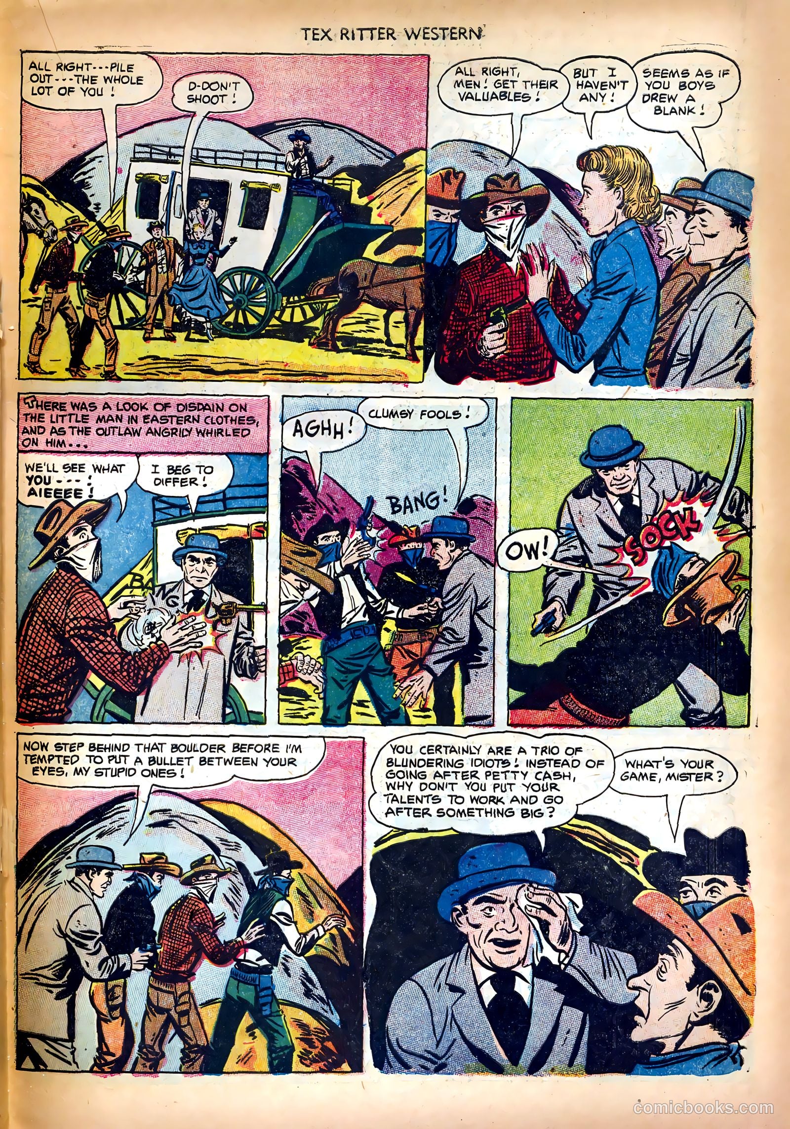 Tex Ritter Western #14 (1952) — page 19 of 36