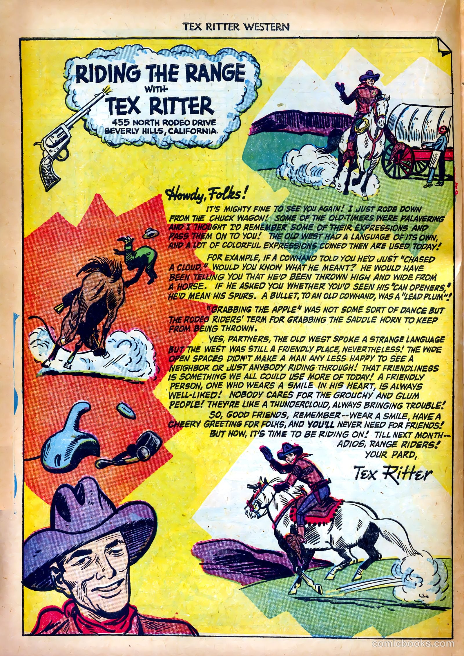 Tex Ritter Western #14 (1952) — page 24 of 36
