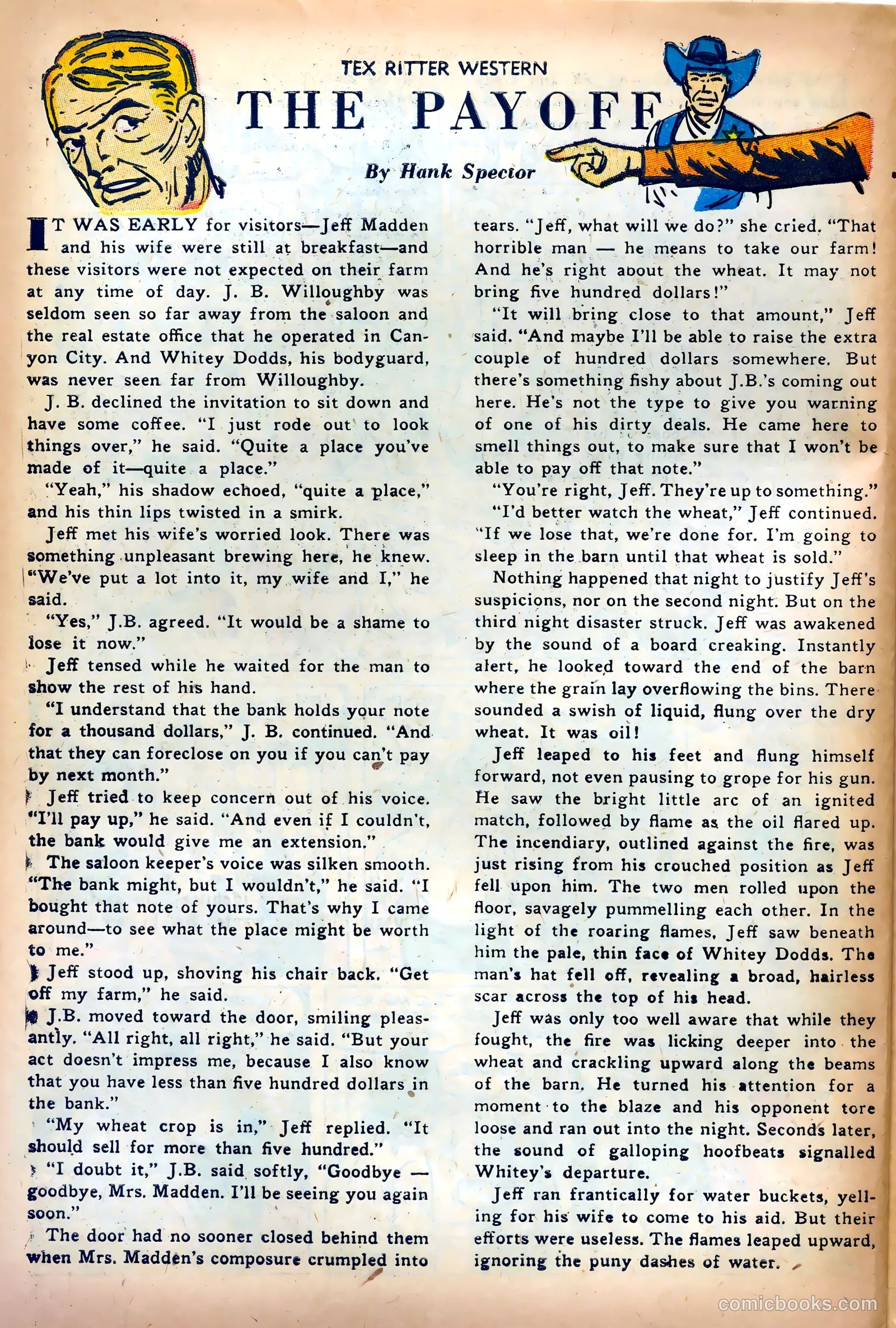 Tex Ritter Western #14 (1952) — page 26 of 36
