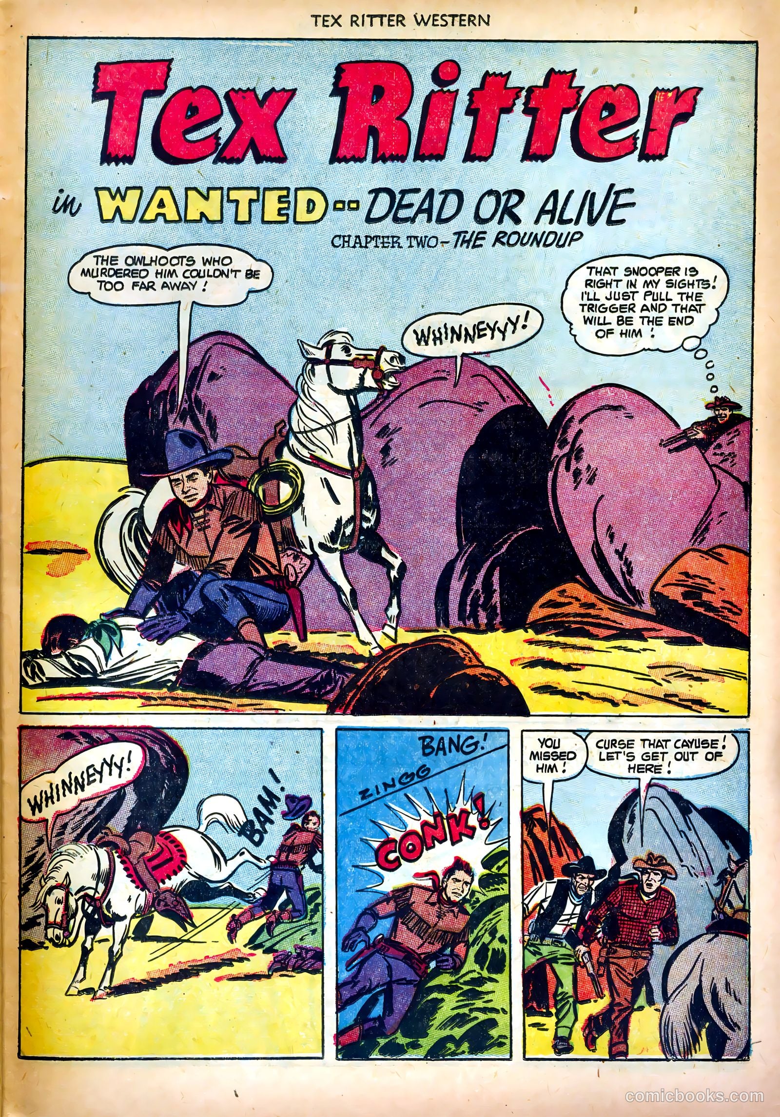 Tex Ritter Western #14 (1952) — page 29 of 36
