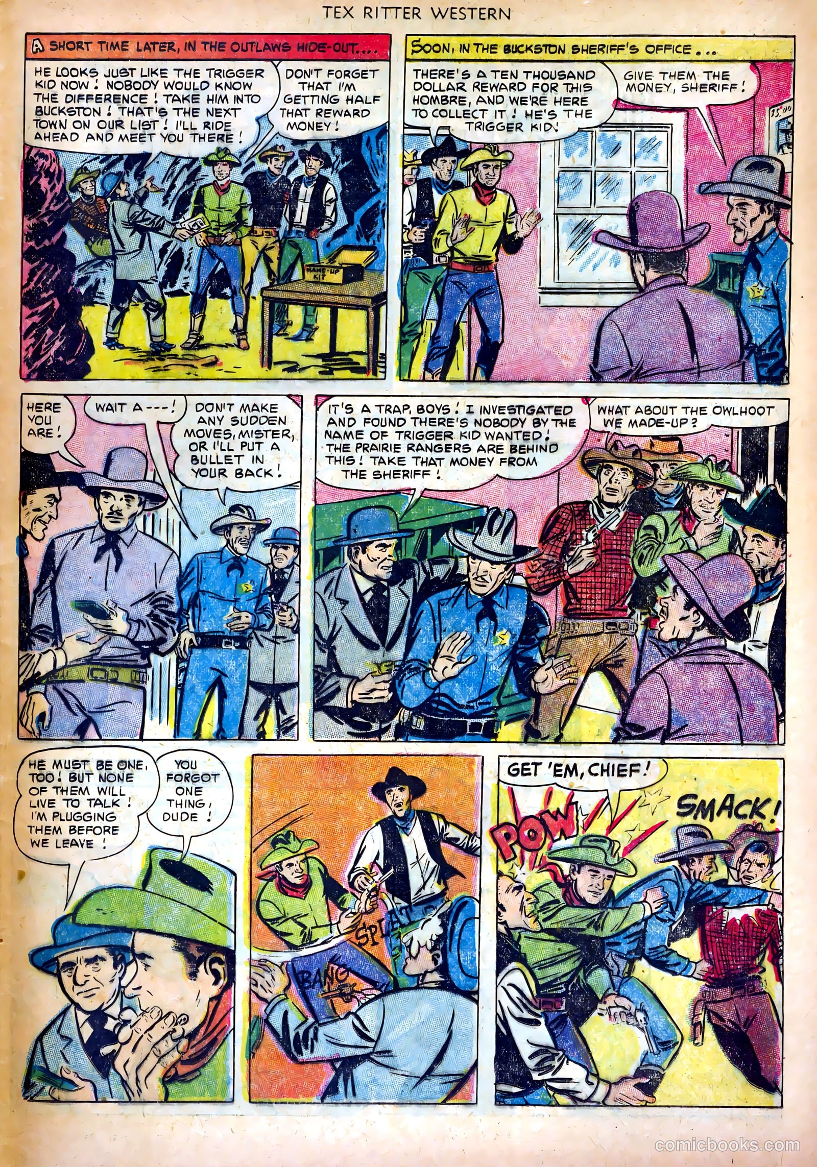Tex Ritter Western #14 (1952) — page 33 of 36