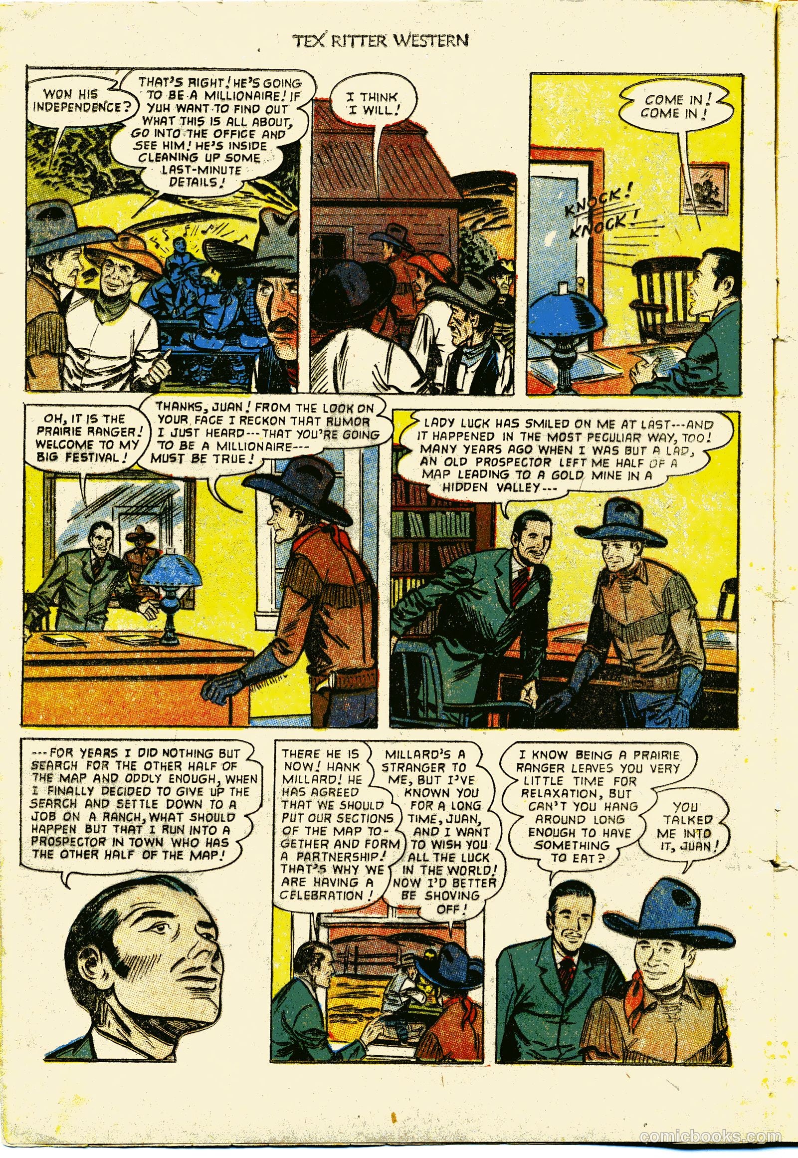 Tex Ritter Western #15 (1953) — page 4 of 36