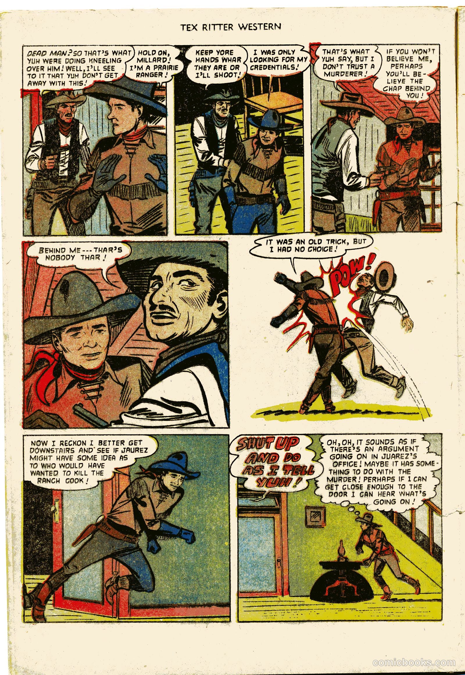 Tex Ritter Western #15 (1953) — page 6 of 36
