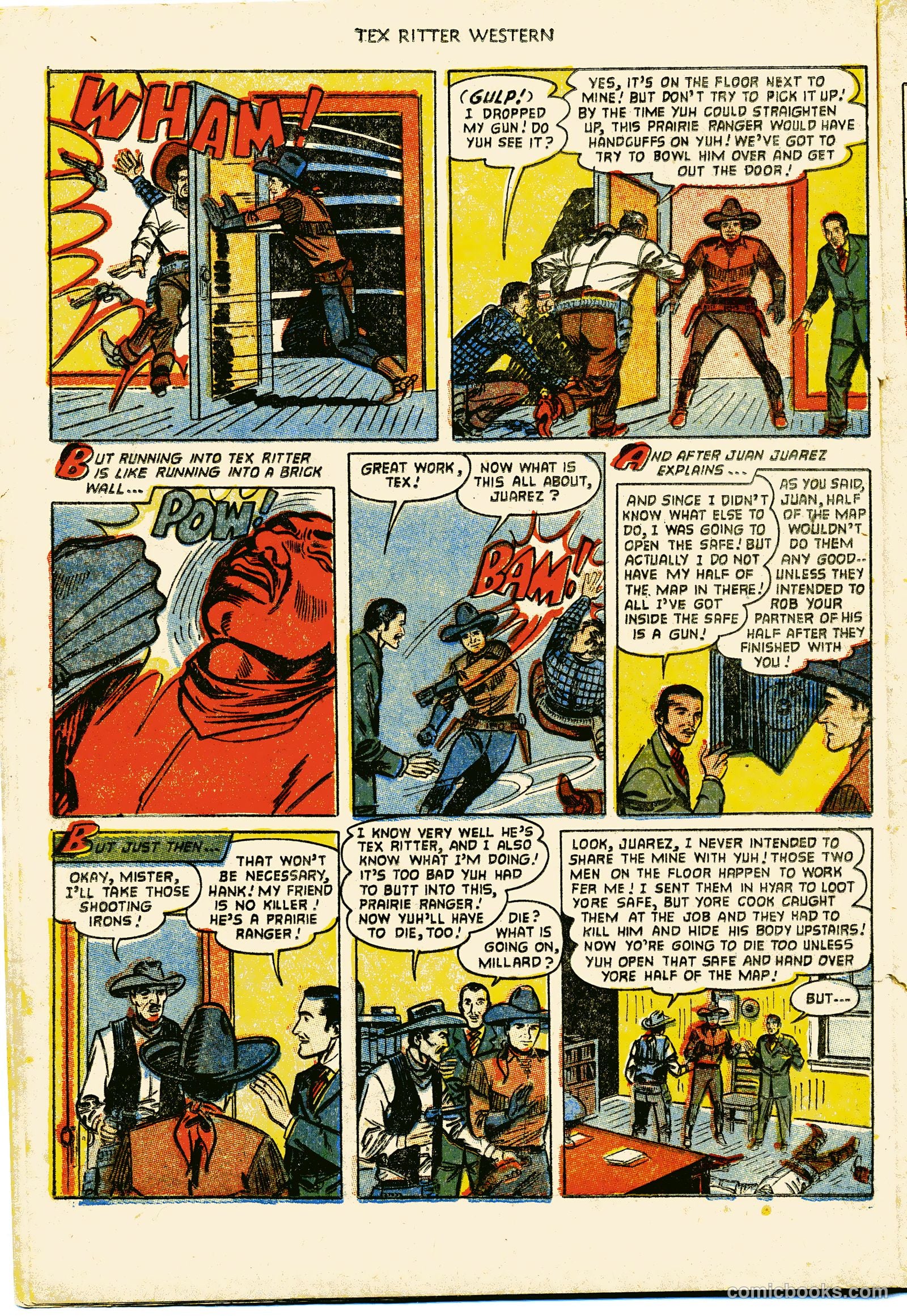 Tex Ritter Western #15 (1953) — page 8 of 36