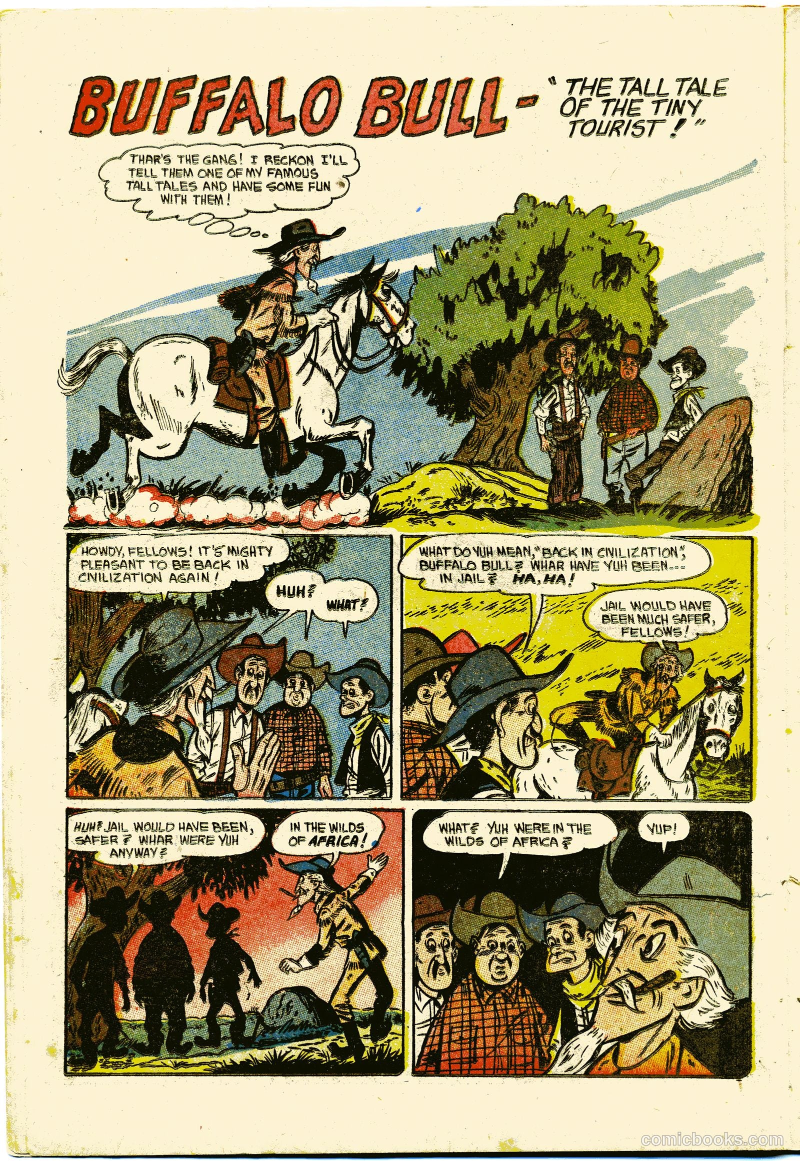 Tex Ritter Western #15 (1953) — page 10 of 36