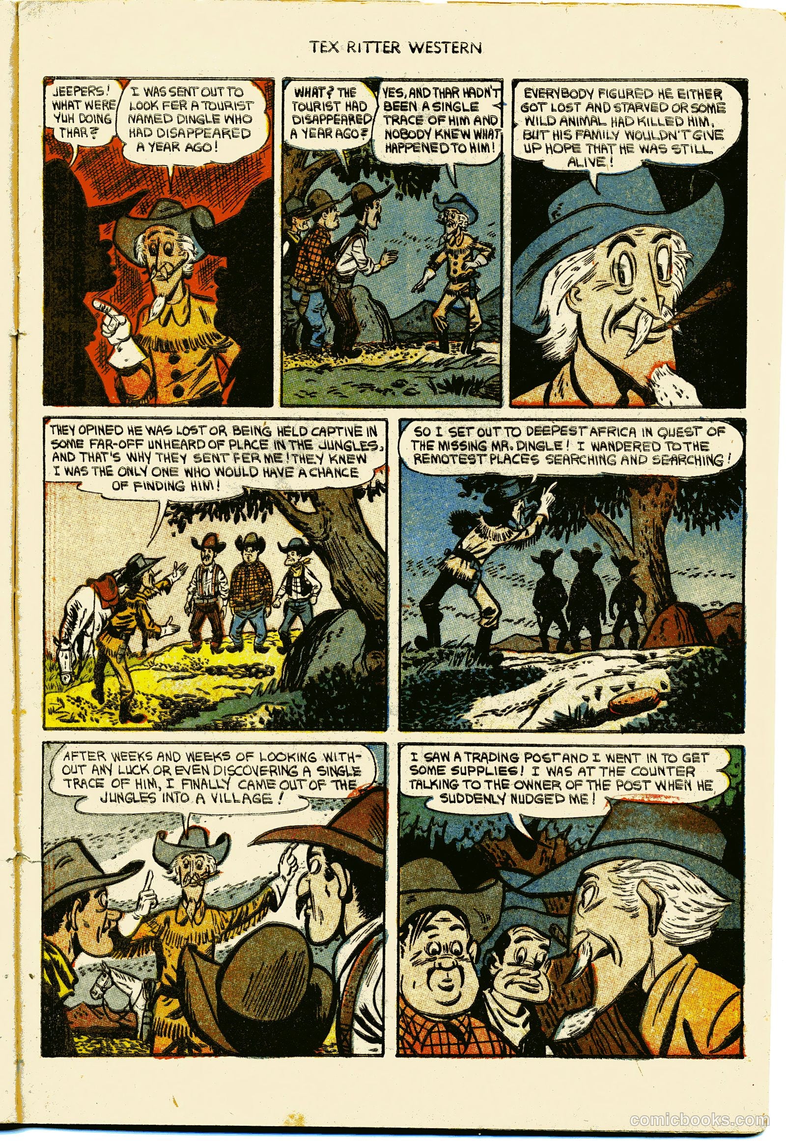 Tex Ritter Western #15 (1953) — page 11 of 36
