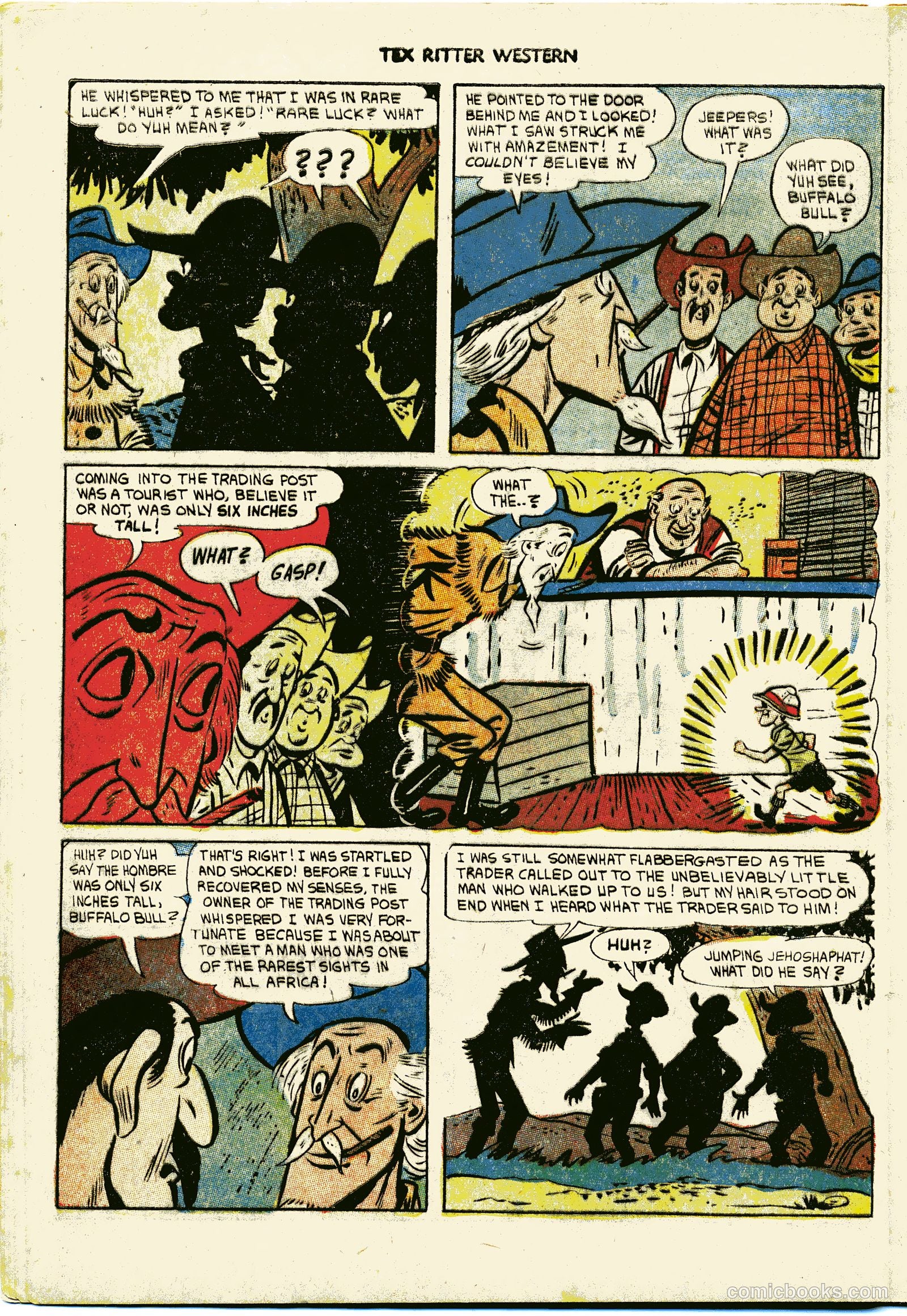 Tex Ritter Western #15 (1953) — page 12 of 36