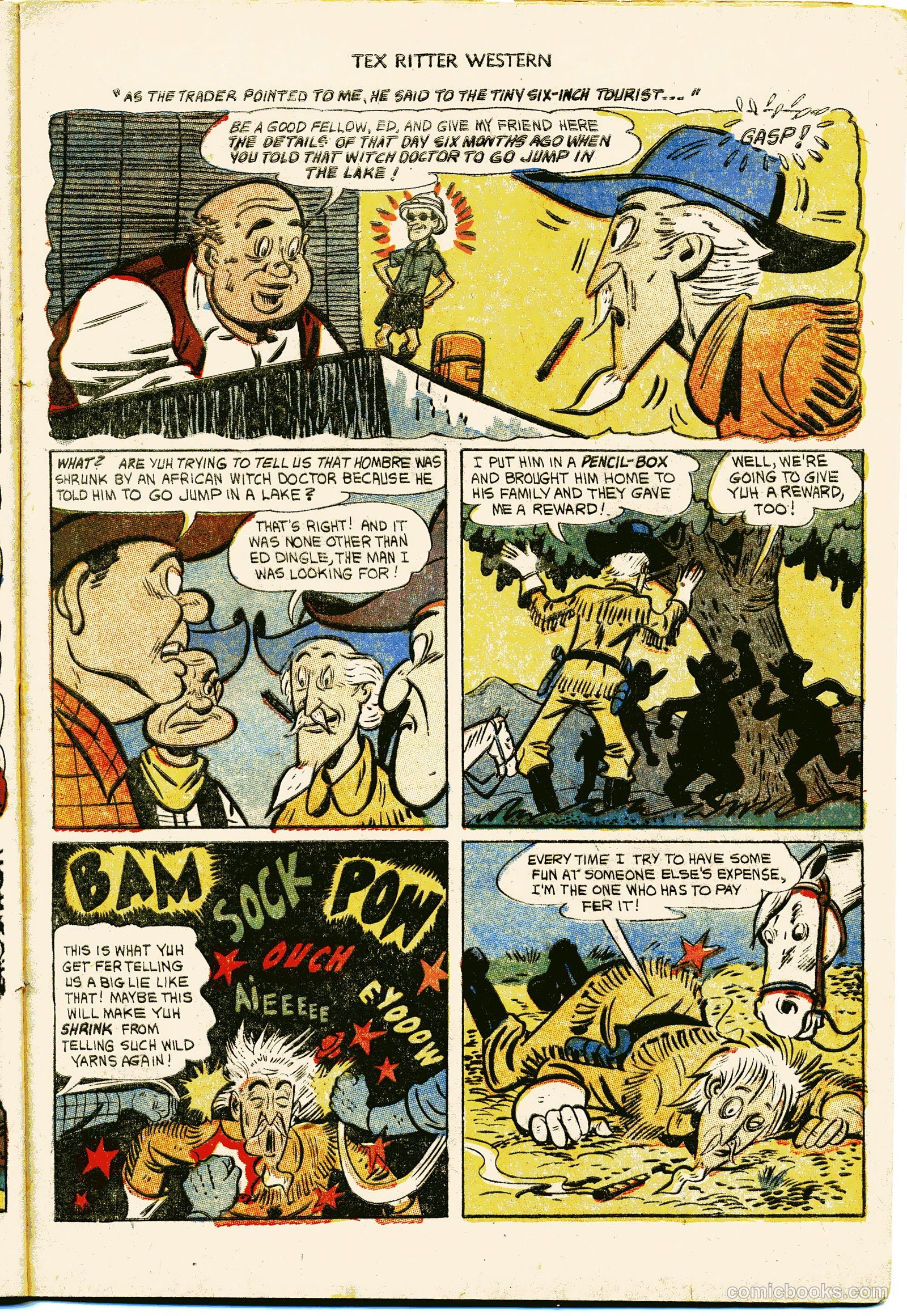 Tex Ritter Western #15 (1953) — page 13 of 36