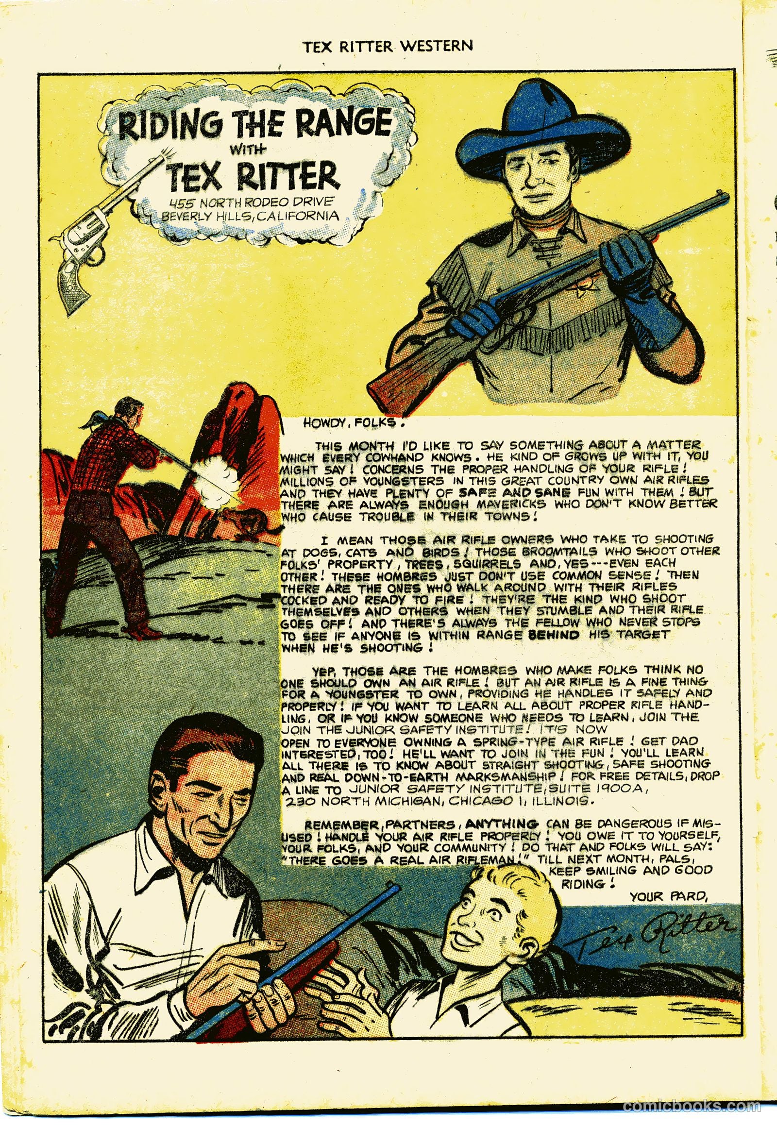 Tex Ritter Western #15 (1953) — page 14 of 36