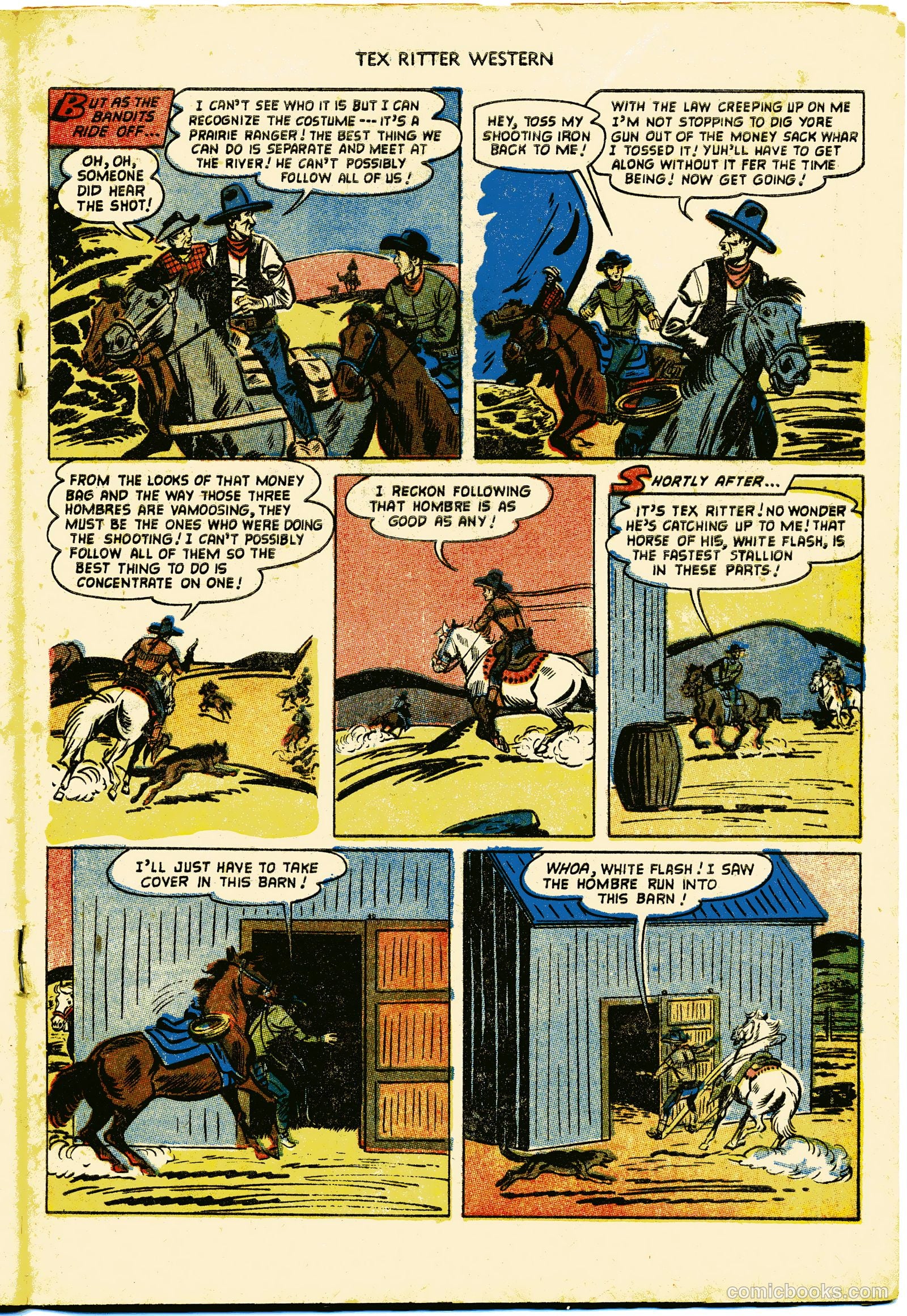 Tex Ritter Western #15 (1953) — page 19 of 36