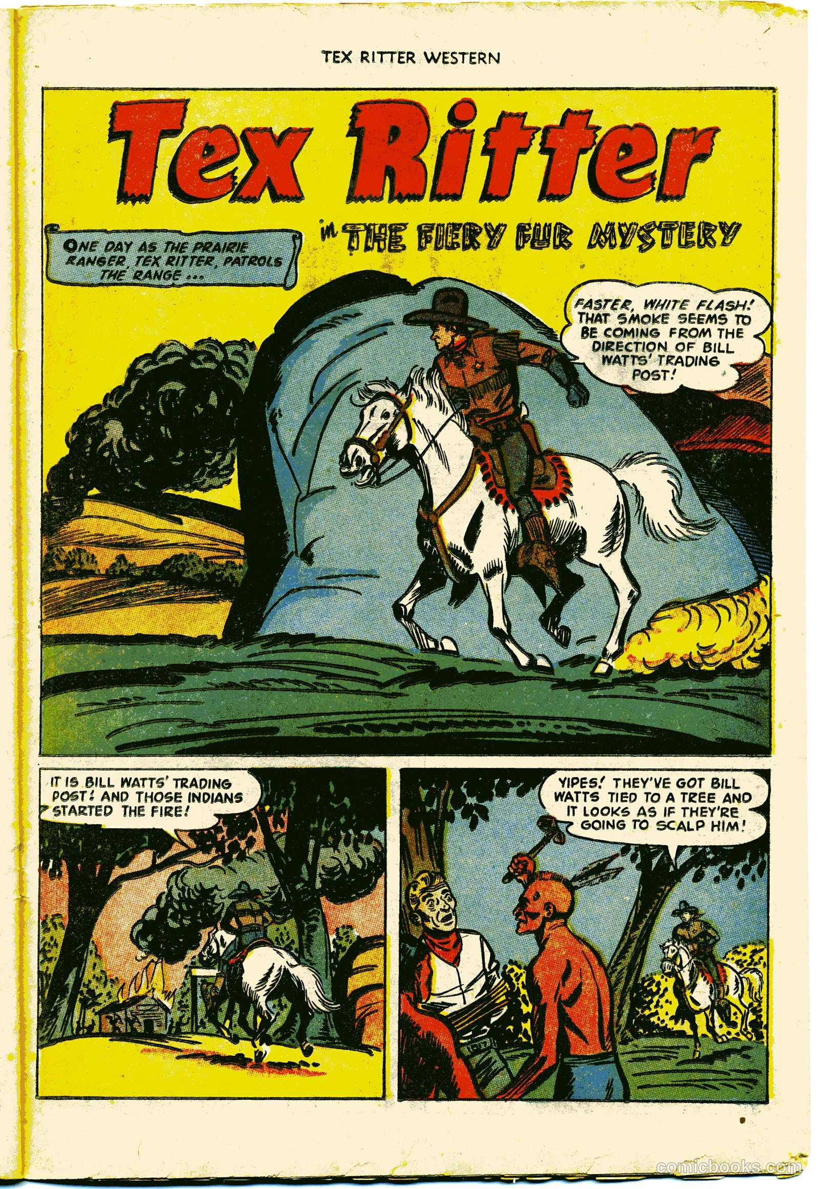 Tex Ritter Western #15 (1953) — page 27 of 36