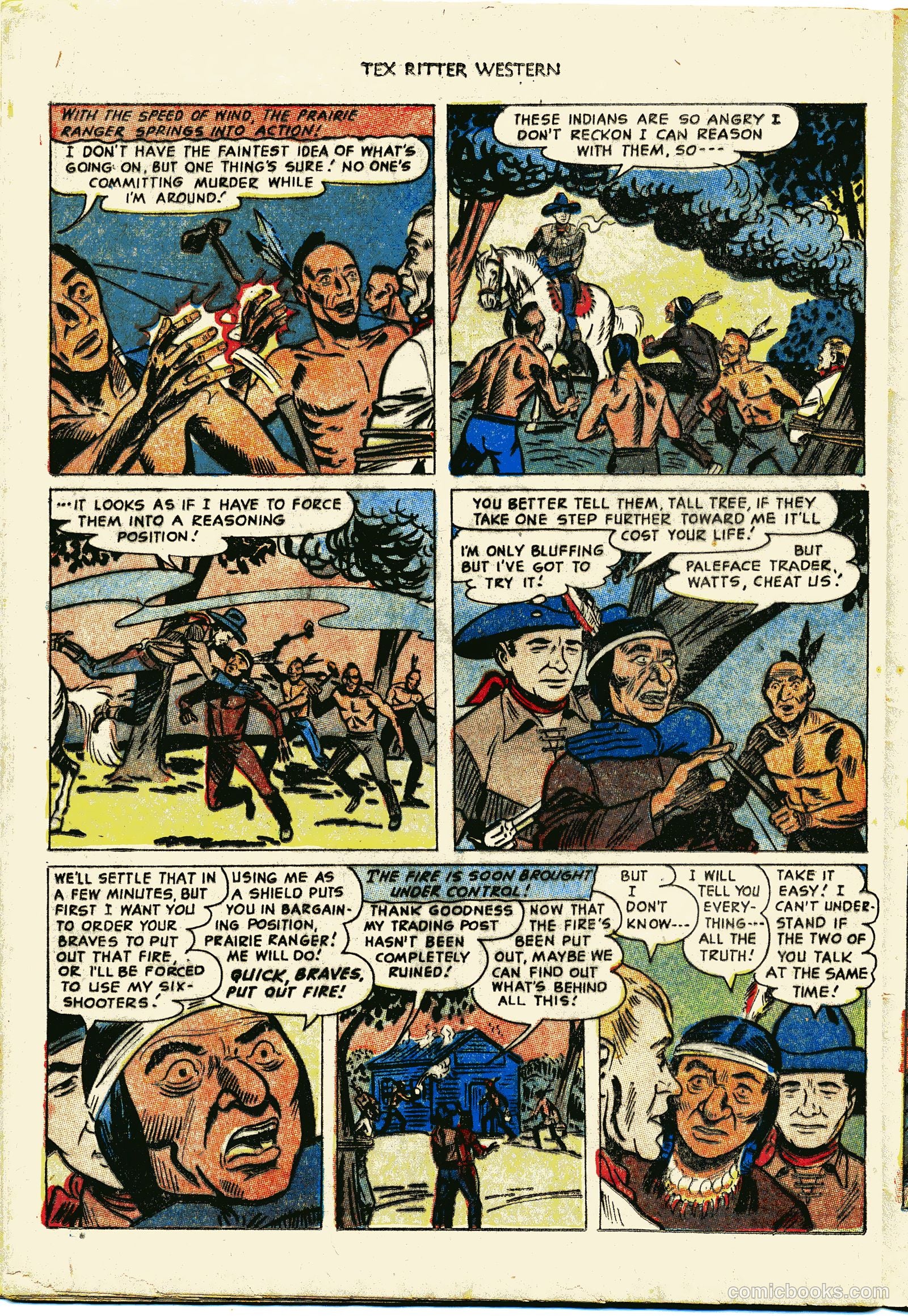 Tex Ritter Western #15 (1953) — page 28 of 36