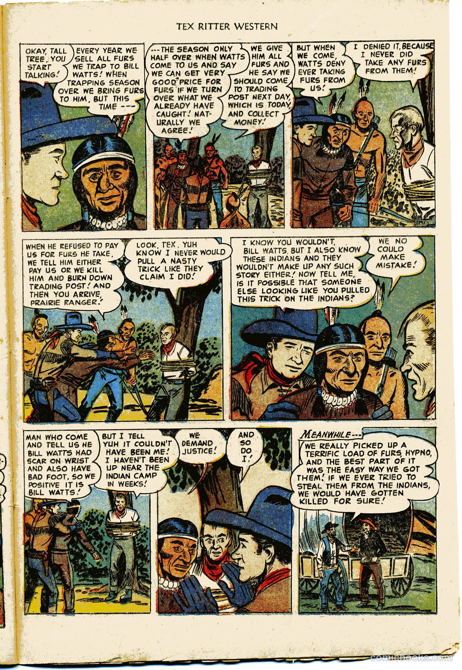 Tex Ritter Western #15 (1953) — page 29 of 36
