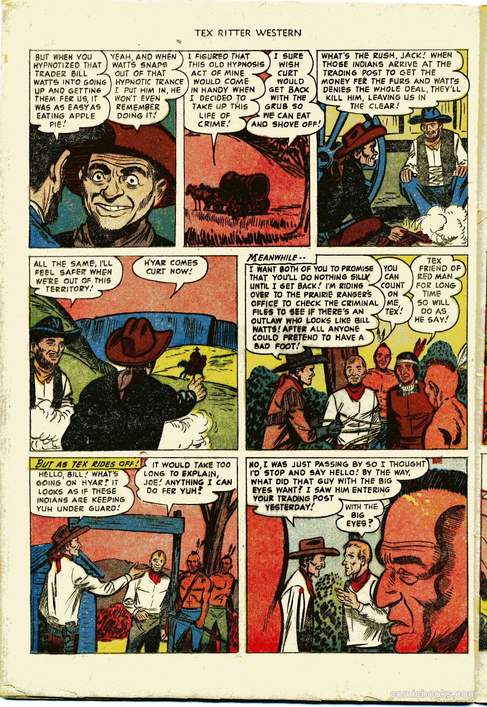 Tex Ritter Western #15 (1953) — page 30 of 36