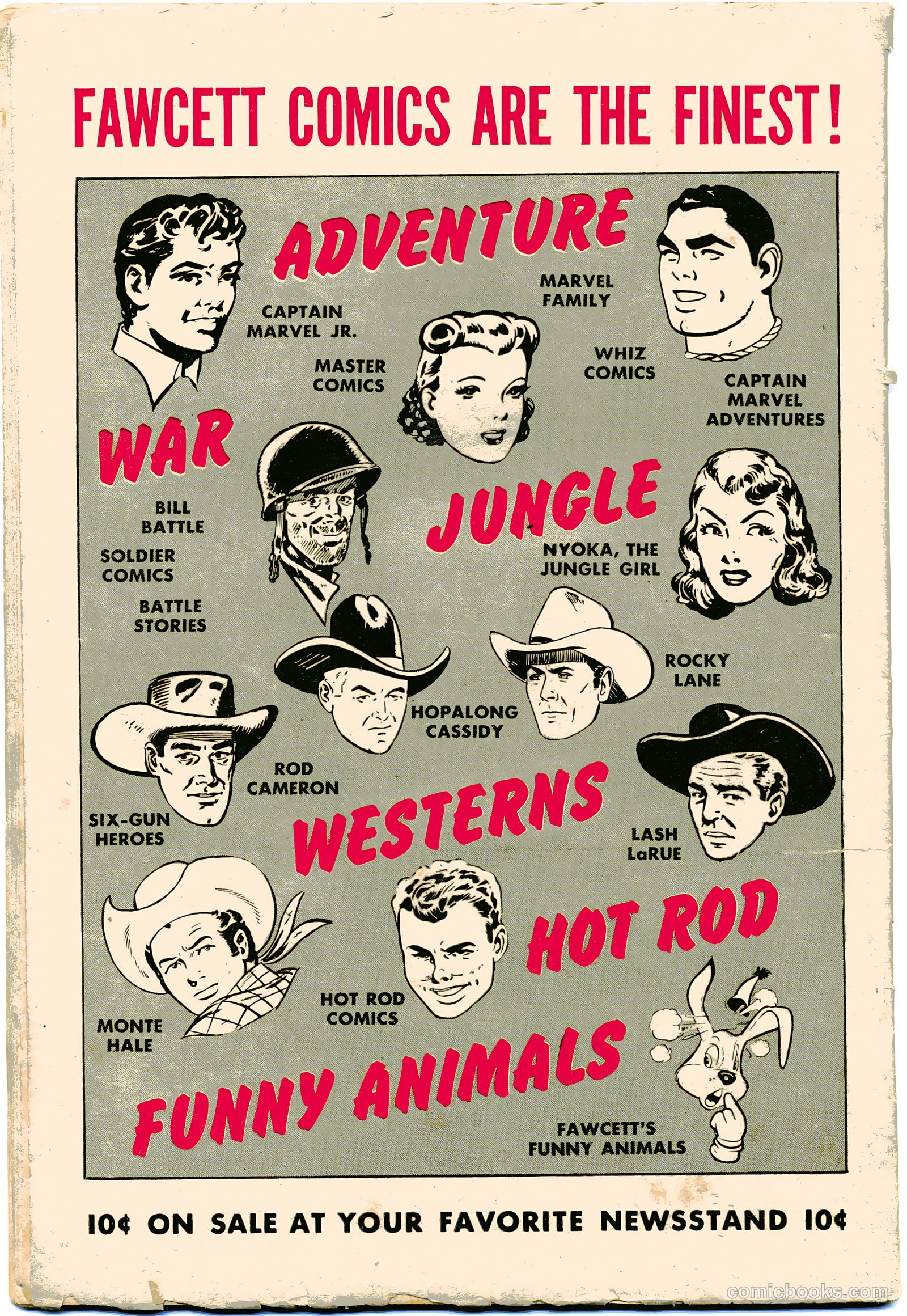 Tex Ritter Western #15 (1953) — page 36 of 36