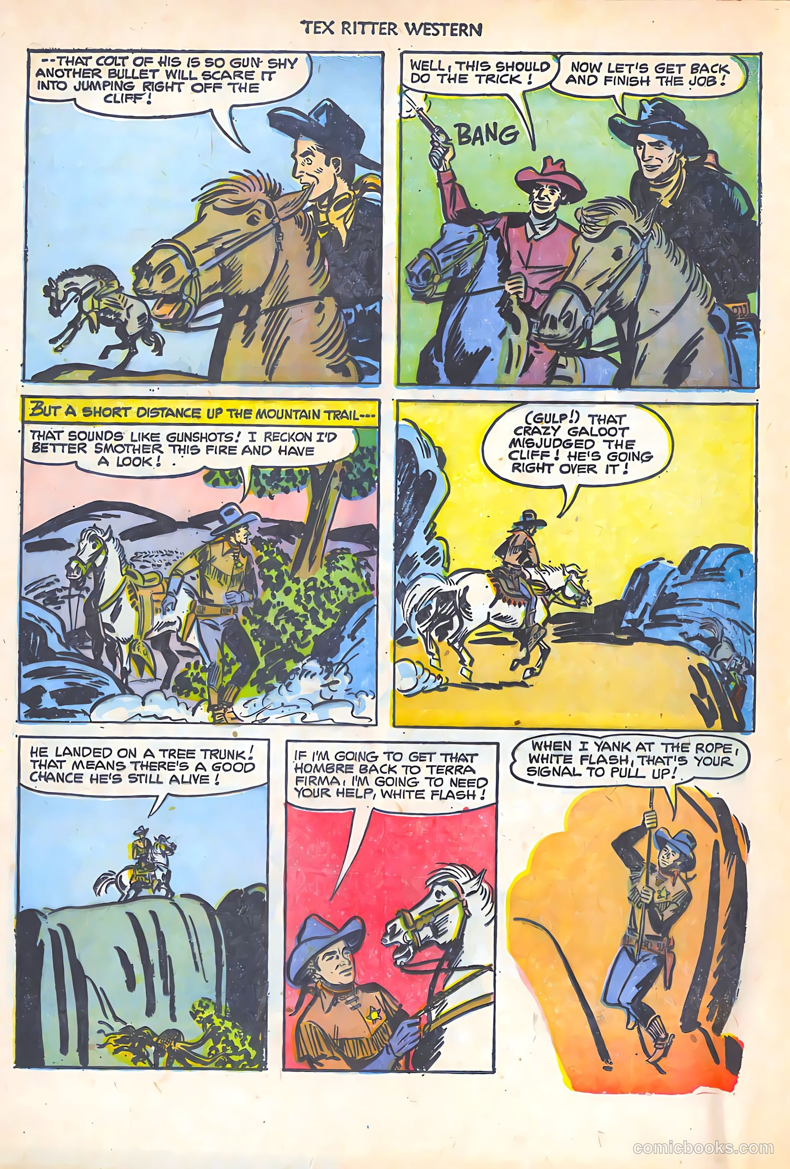 Tex Ritter Western #16 (1953) — page 4 of 36