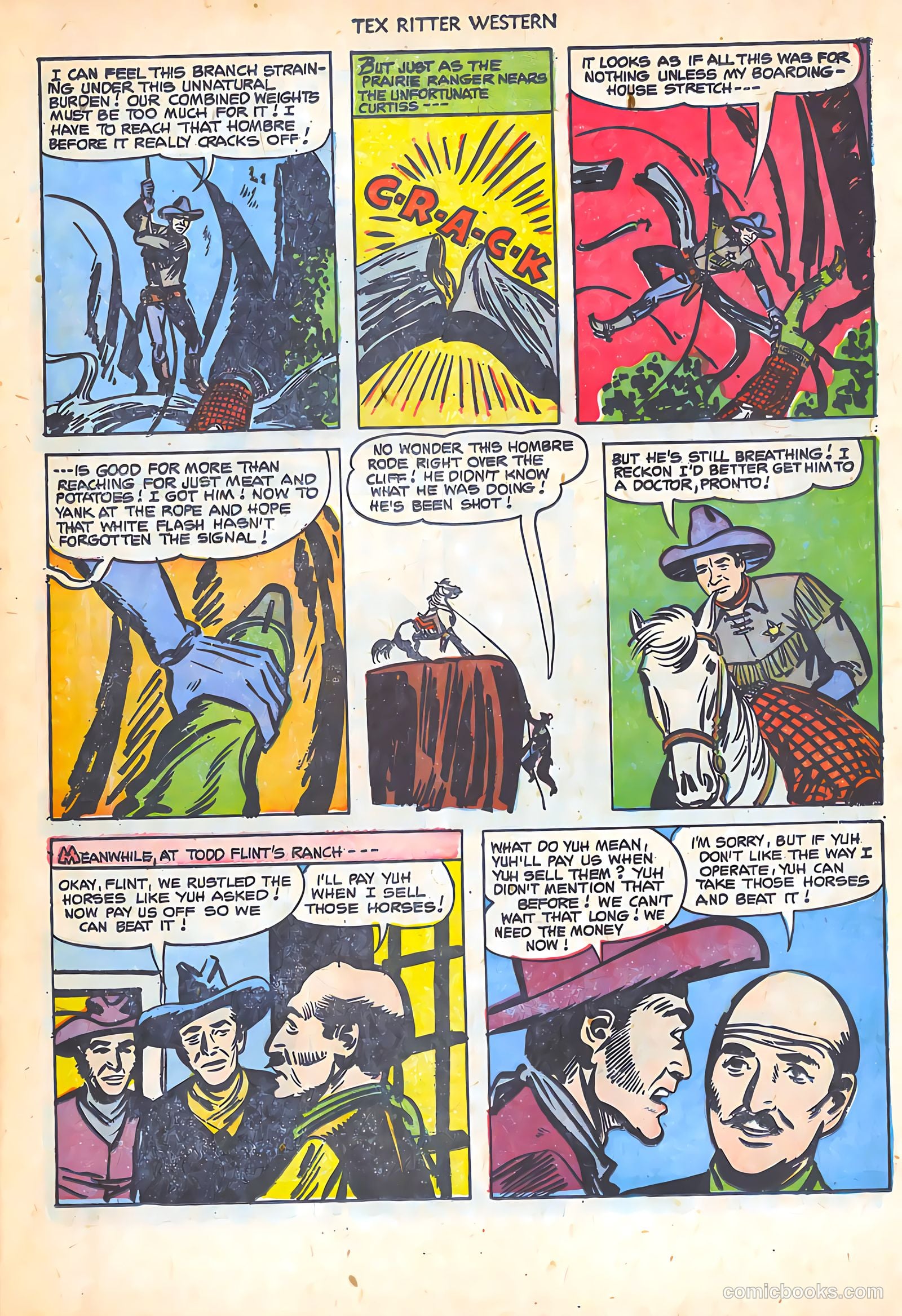 Tex Ritter Western #16 (1953) — page 5 of 36