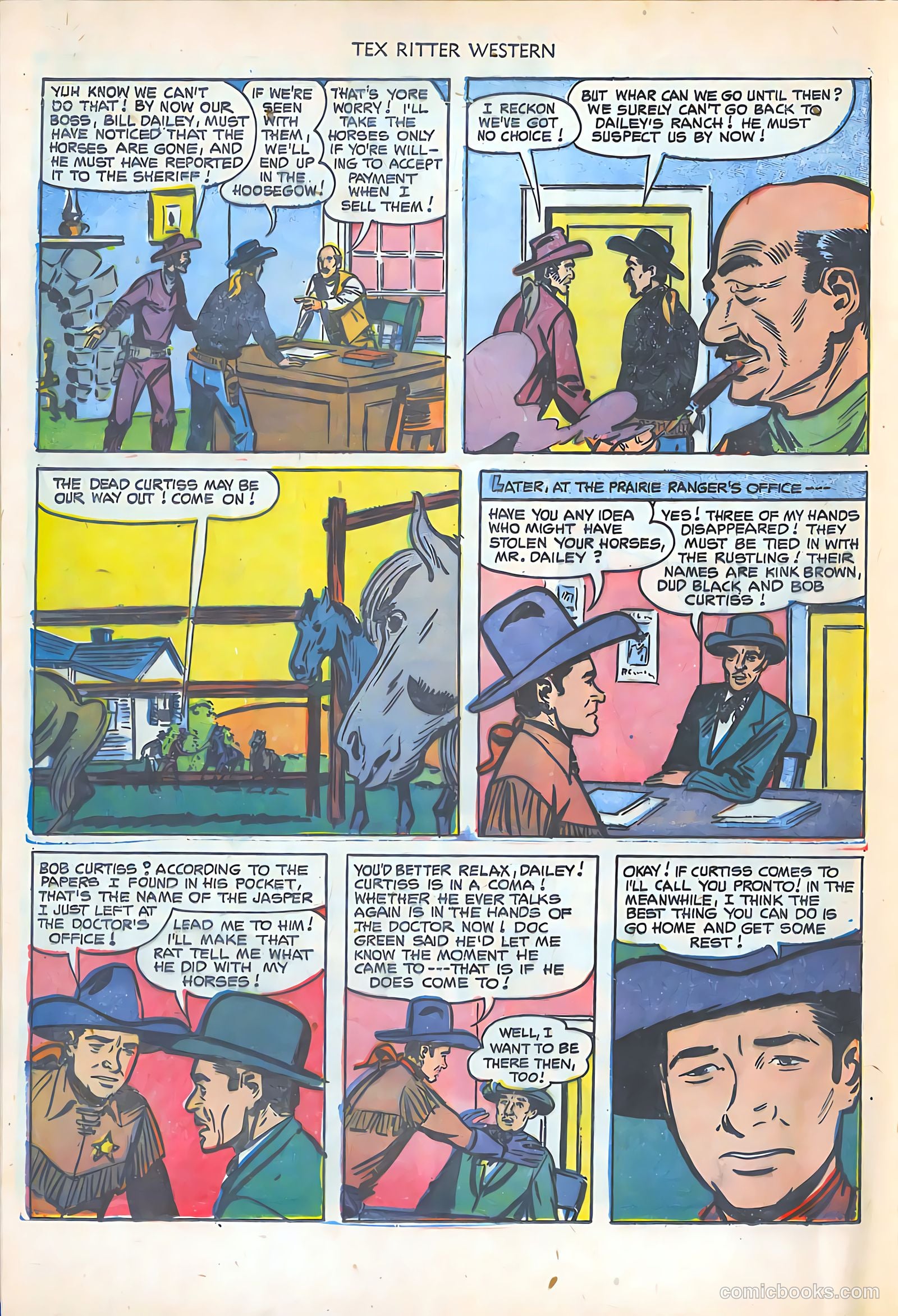 Tex Ritter Western #16 (1953) — page 6 of 36