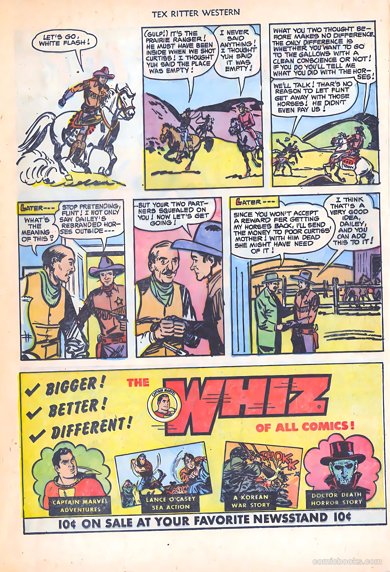 Tex Ritter Western #16 (1953) — page 9 of 36