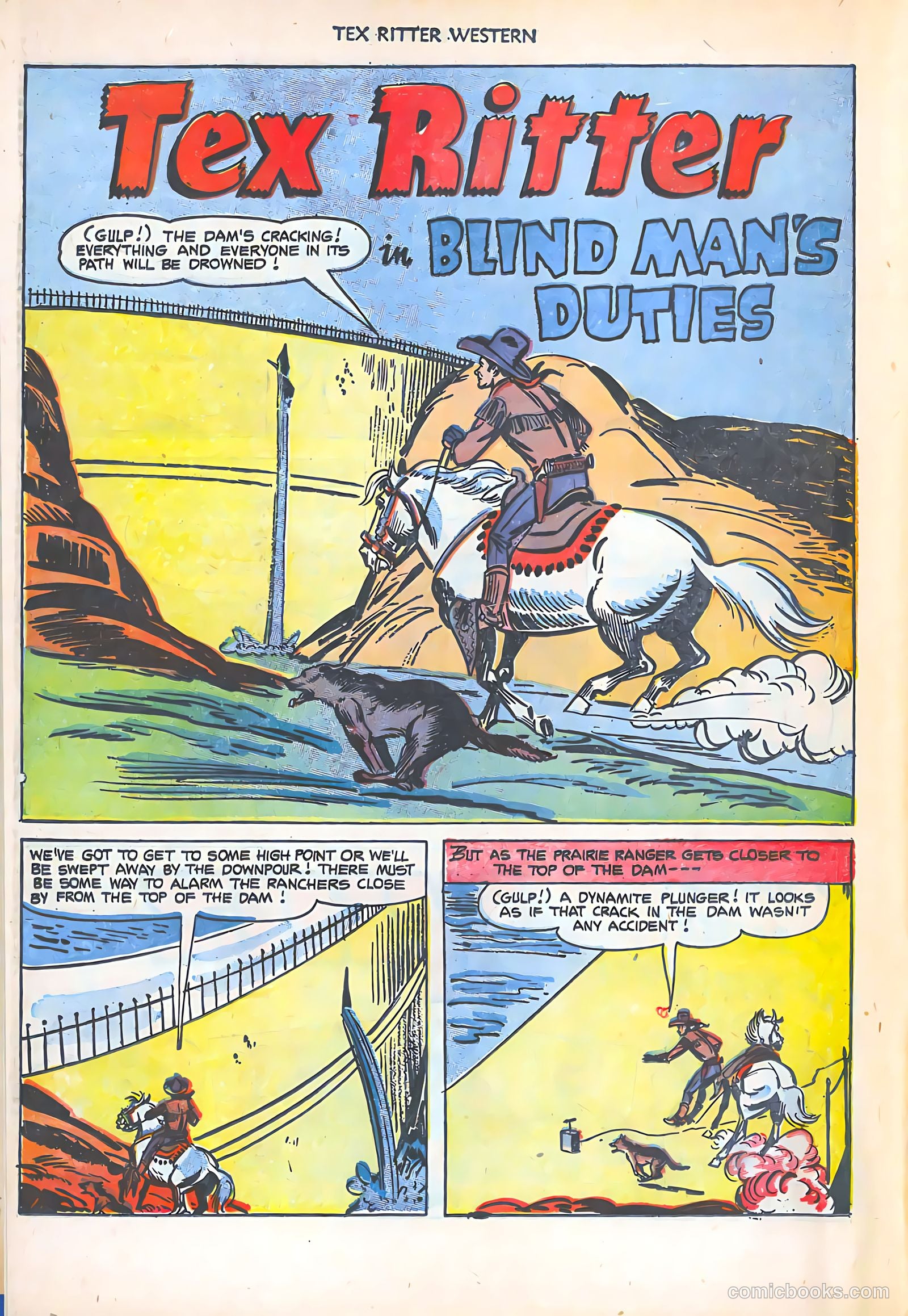 Tex Ritter Western #16 (1953) — page 10 of 36
