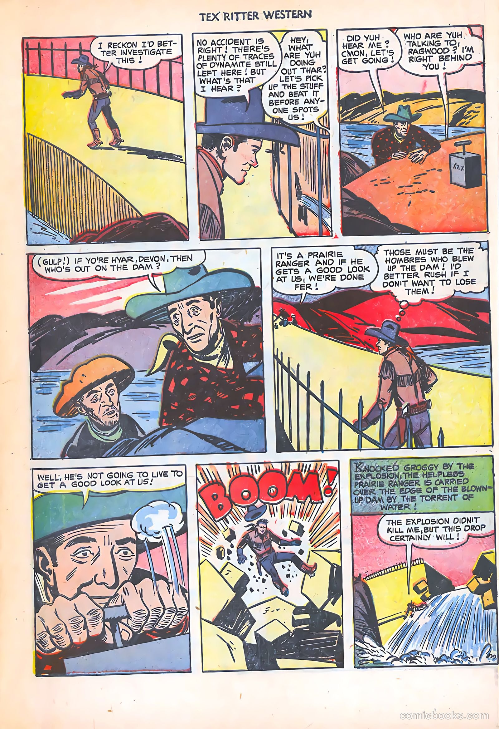 Tex Ritter Western #16 (1953) — page 11 of 36
