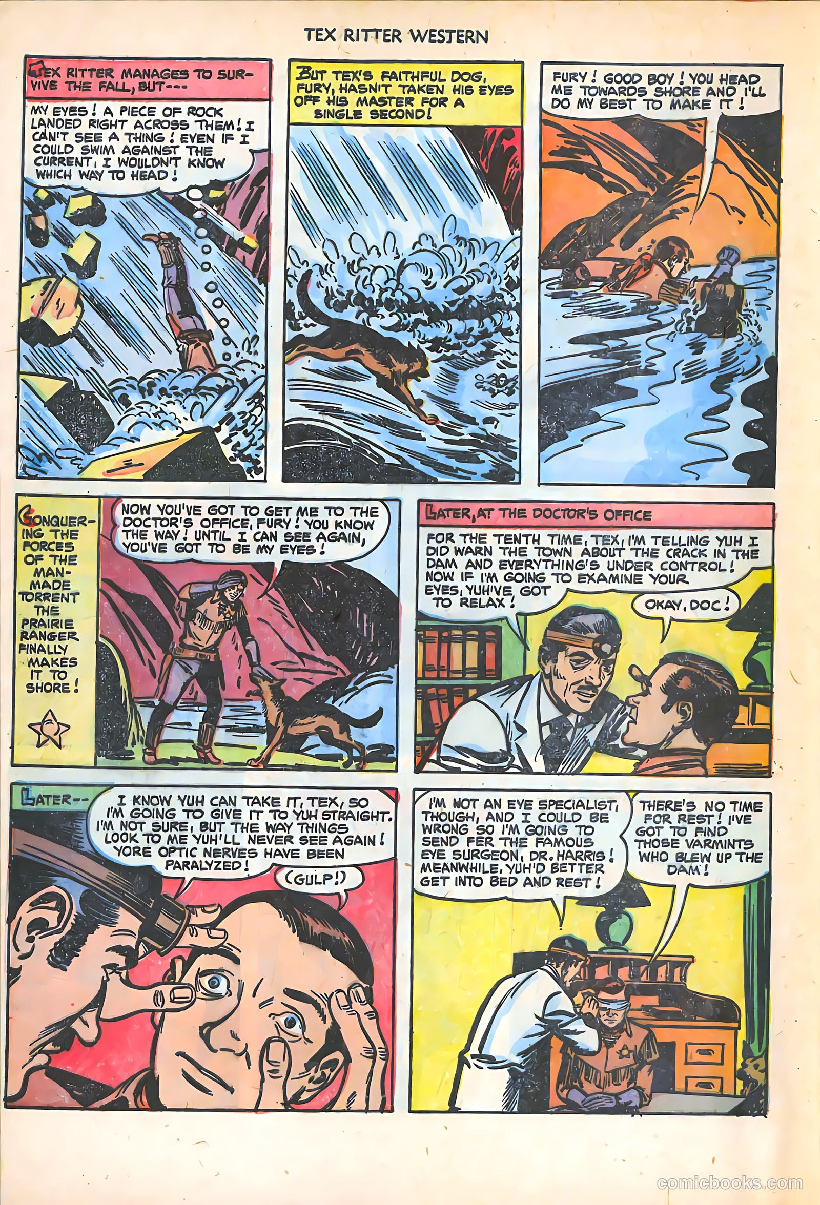 Tex Ritter Western #16 (1953) — page 12 of 36