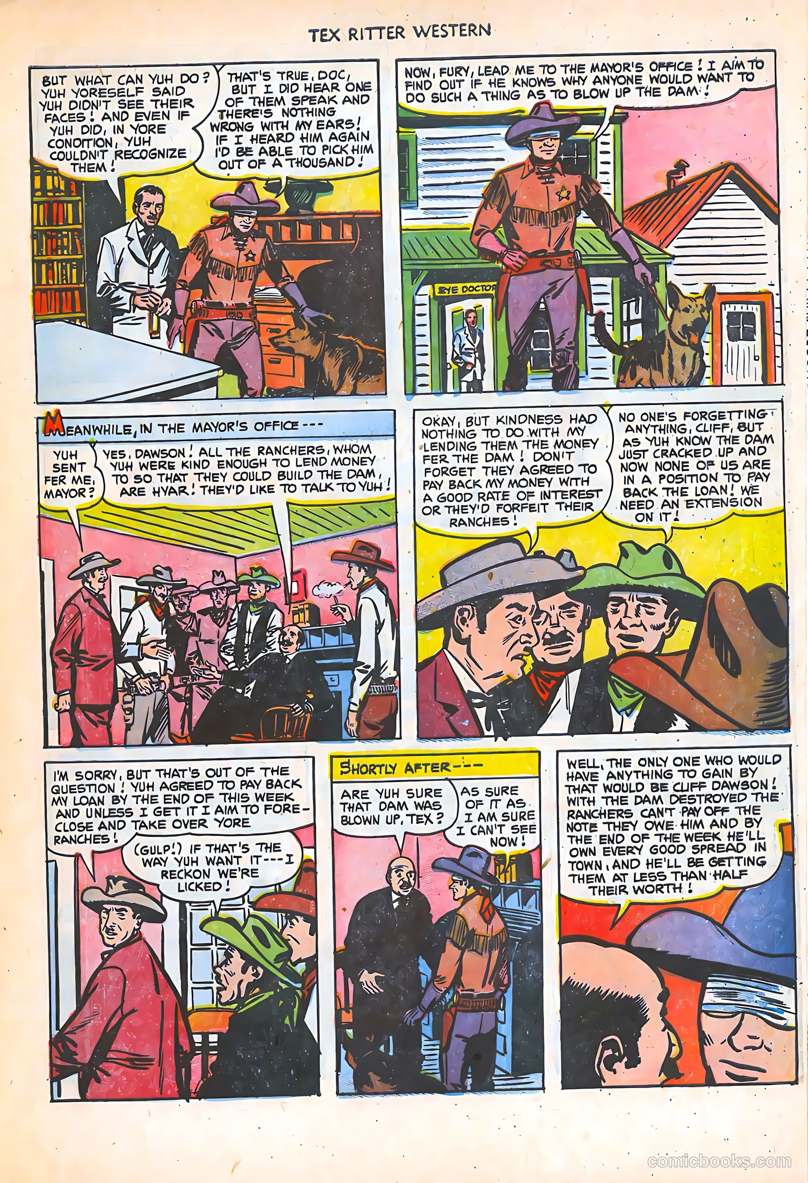 Tex Ritter Western #16 (1953) — page 13 of 36