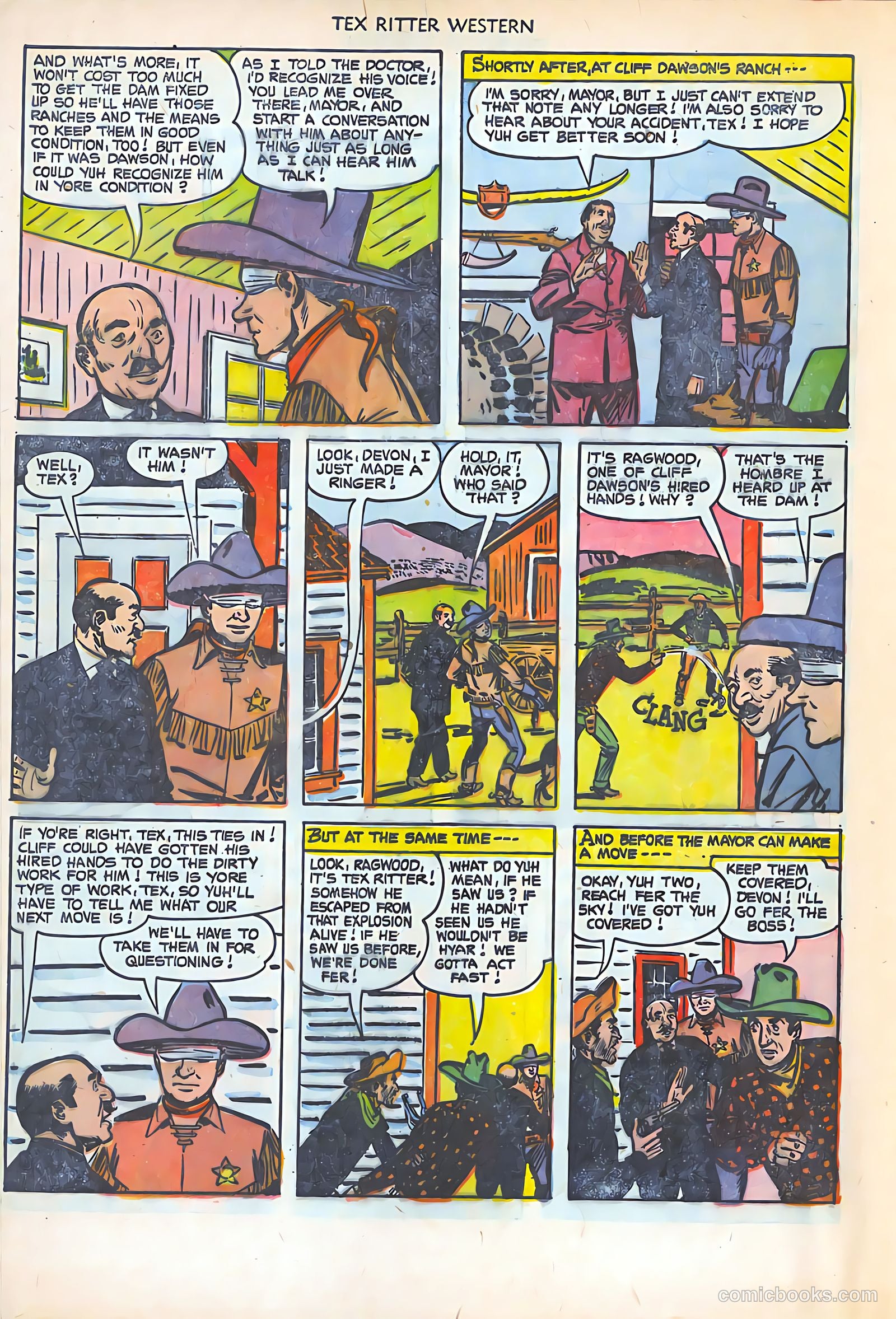 Tex Ritter Western #16 (1953) — page 14 of 36
