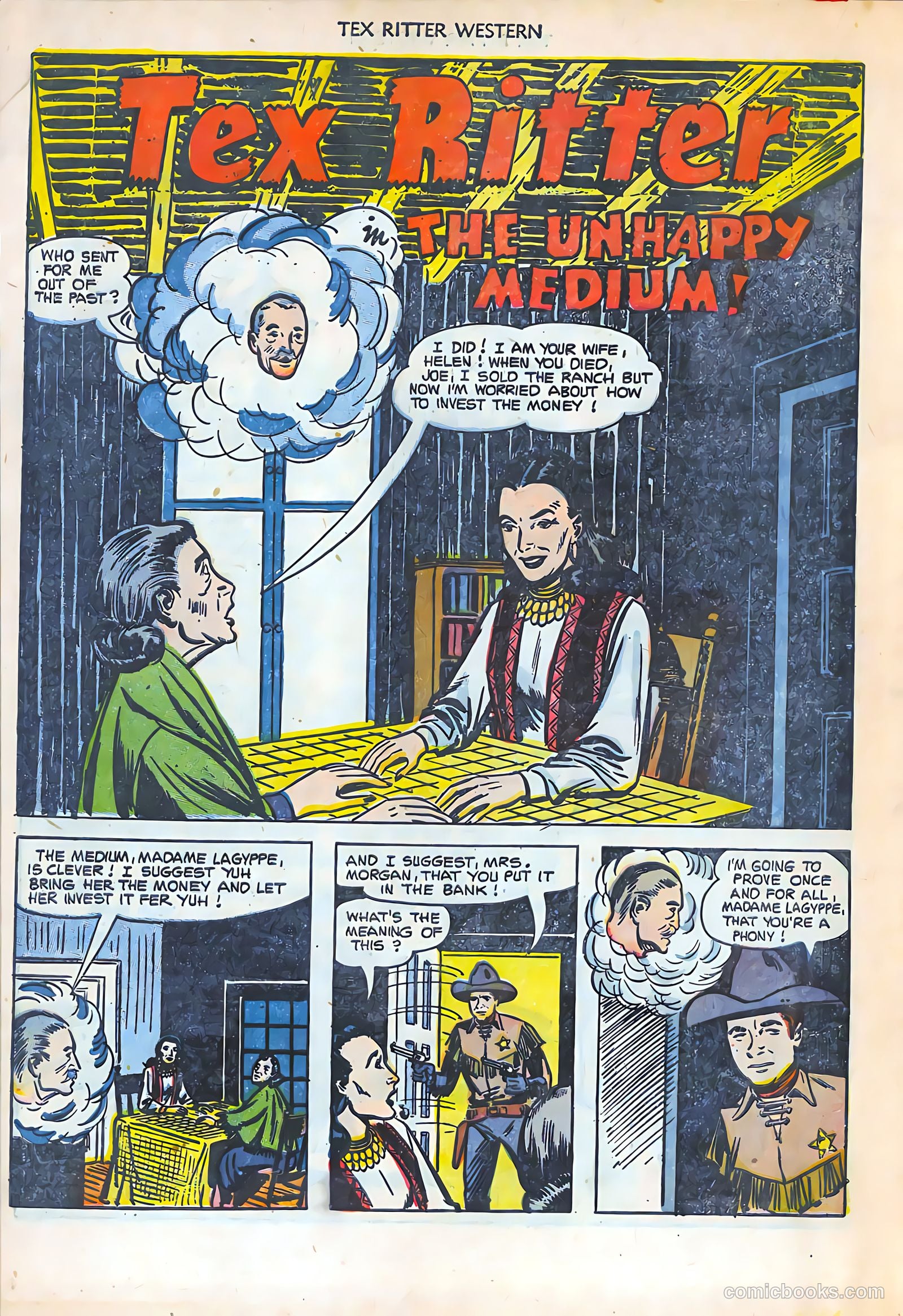 Tex Ritter Western #16 (1953) — page 18 of 36