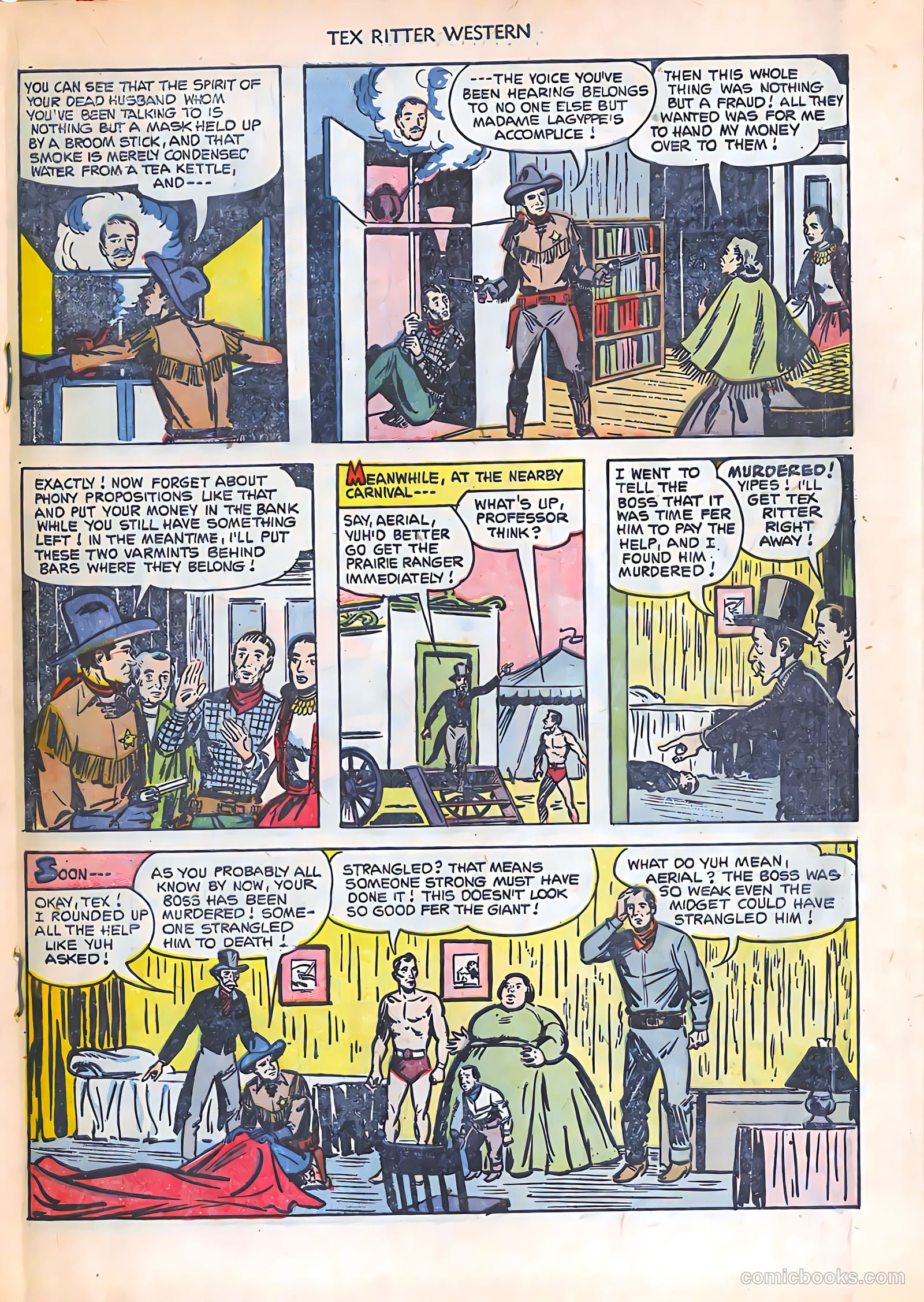 Tex Ritter Western #16 (1953) — page 19 of 36