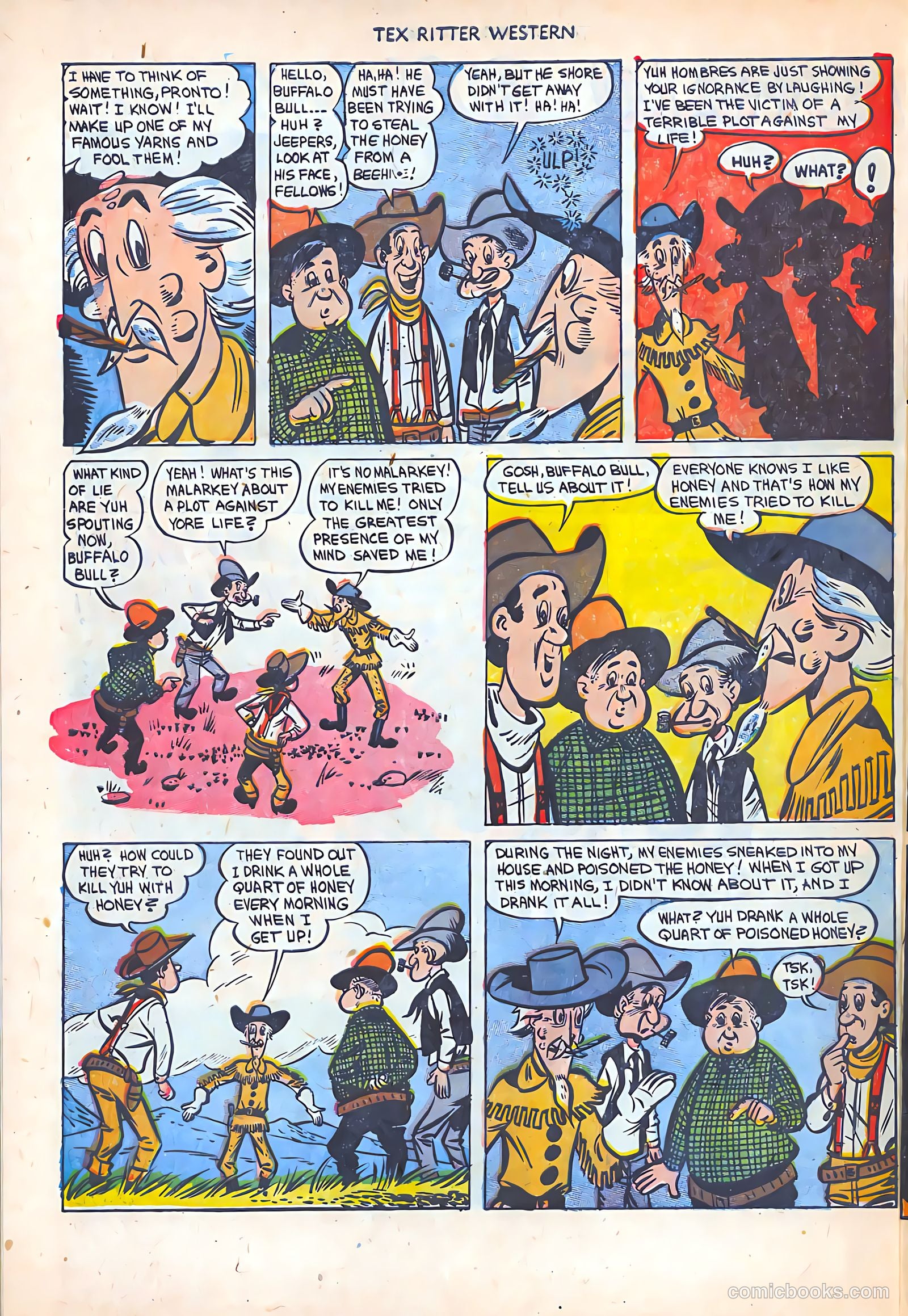 Tex Ritter Western #16 (1953) — page 24 of 36