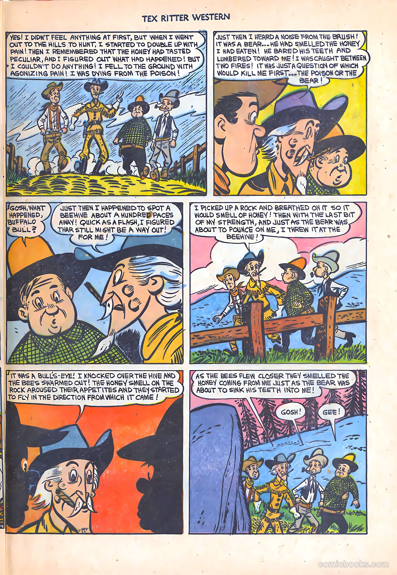 Tex Ritter Western #16 (1953) — page 25 of 36