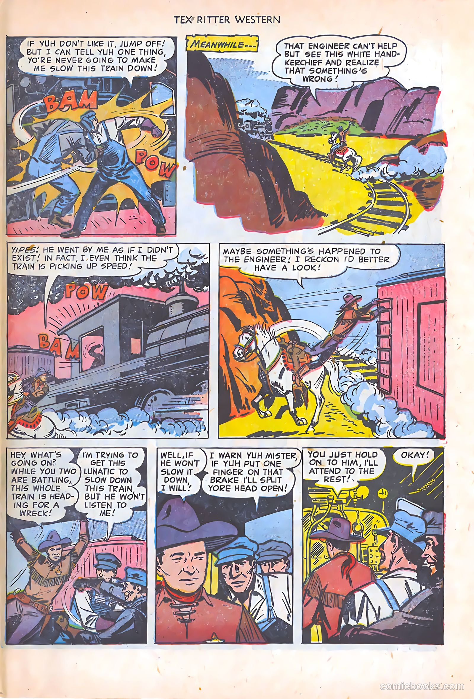 Tex Ritter Western #16 (1953) — page 29 of 36