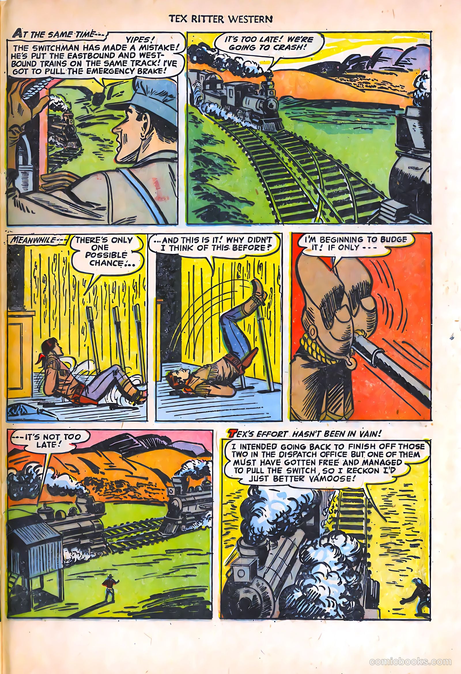 Tex Ritter Western #16 (1953) — page 33 of 36