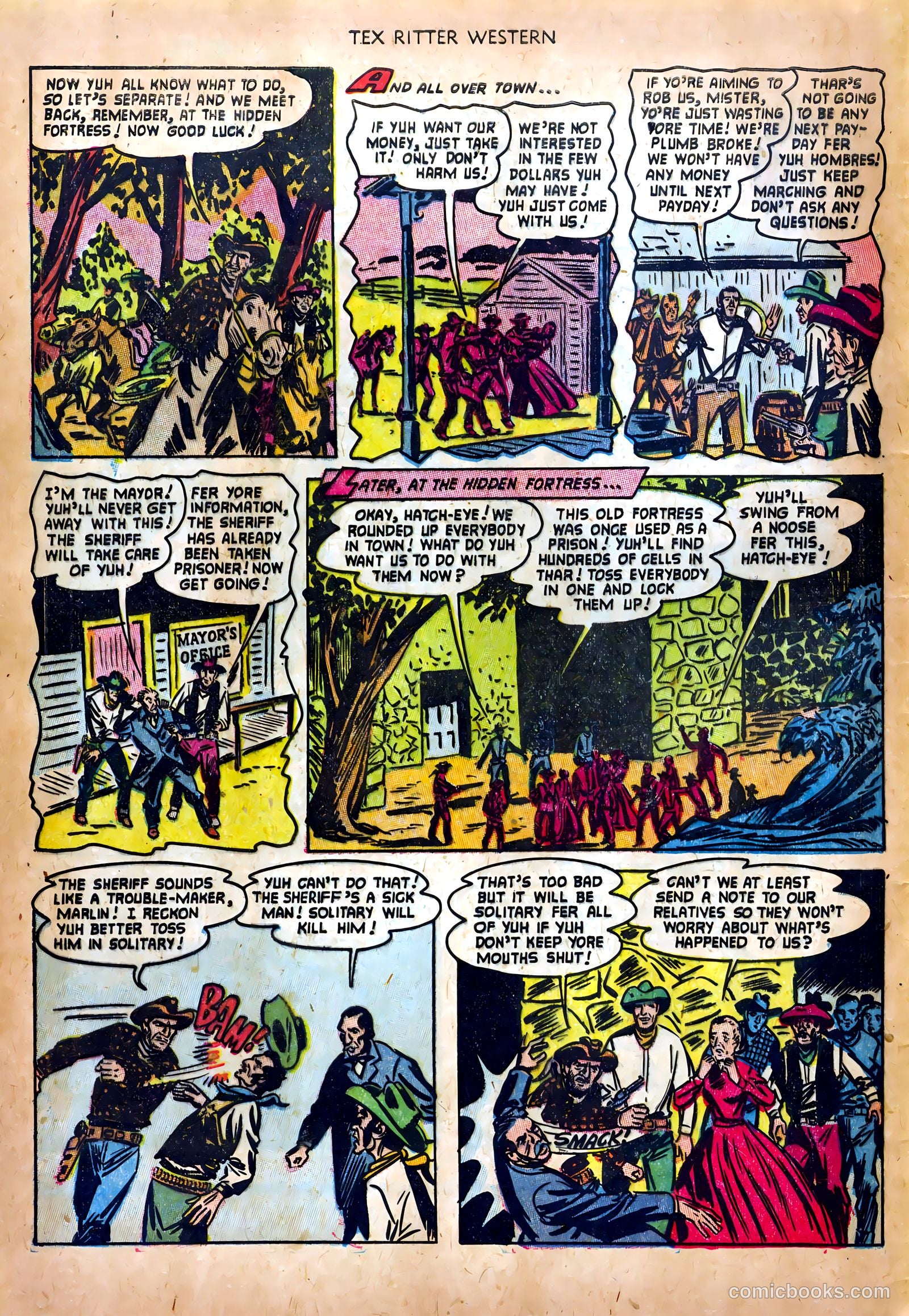 Tex Ritter Western #17 (1953) — page 4 of 36
