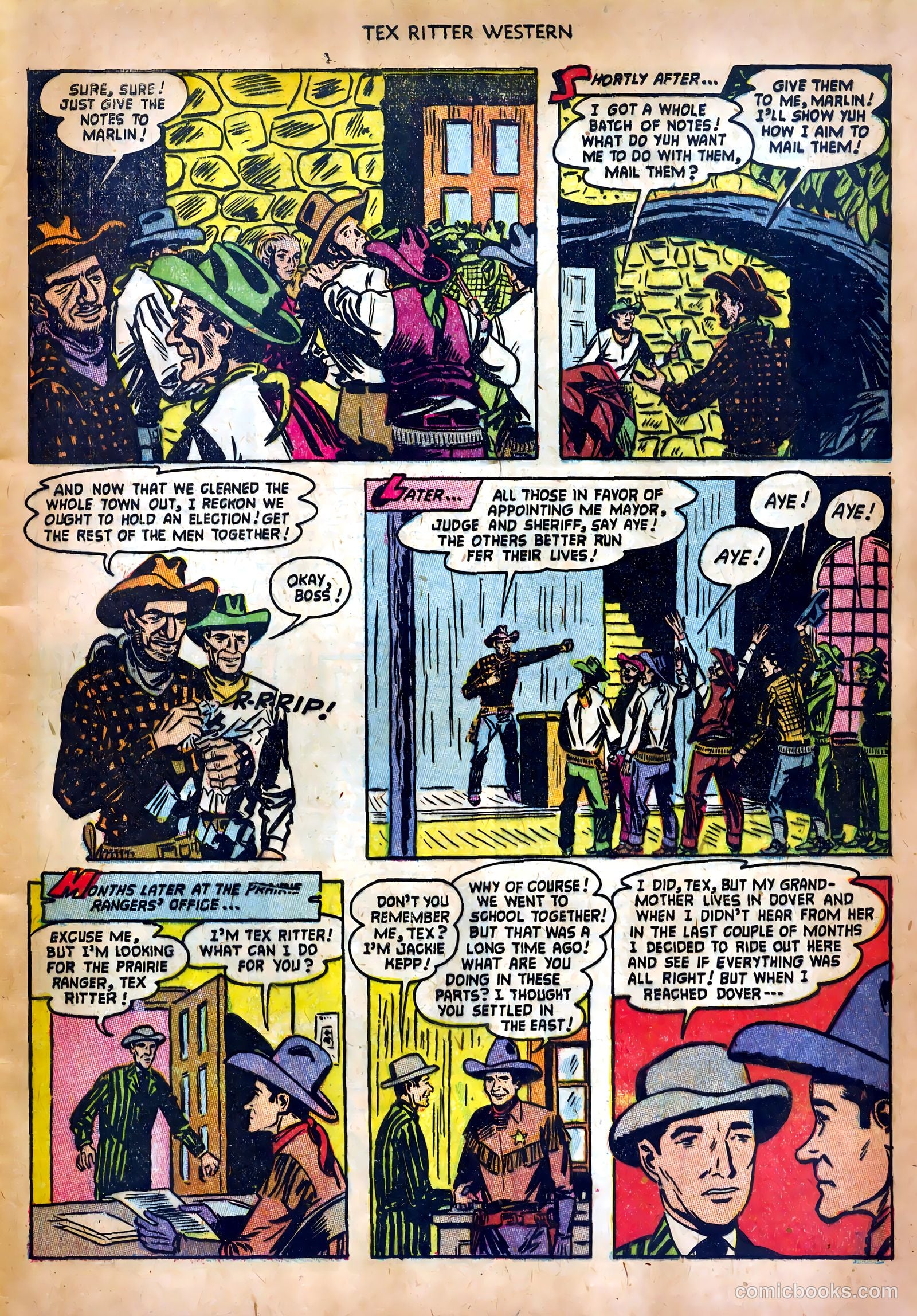 Tex Ritter Western #17 (1953) — page 5 of 36