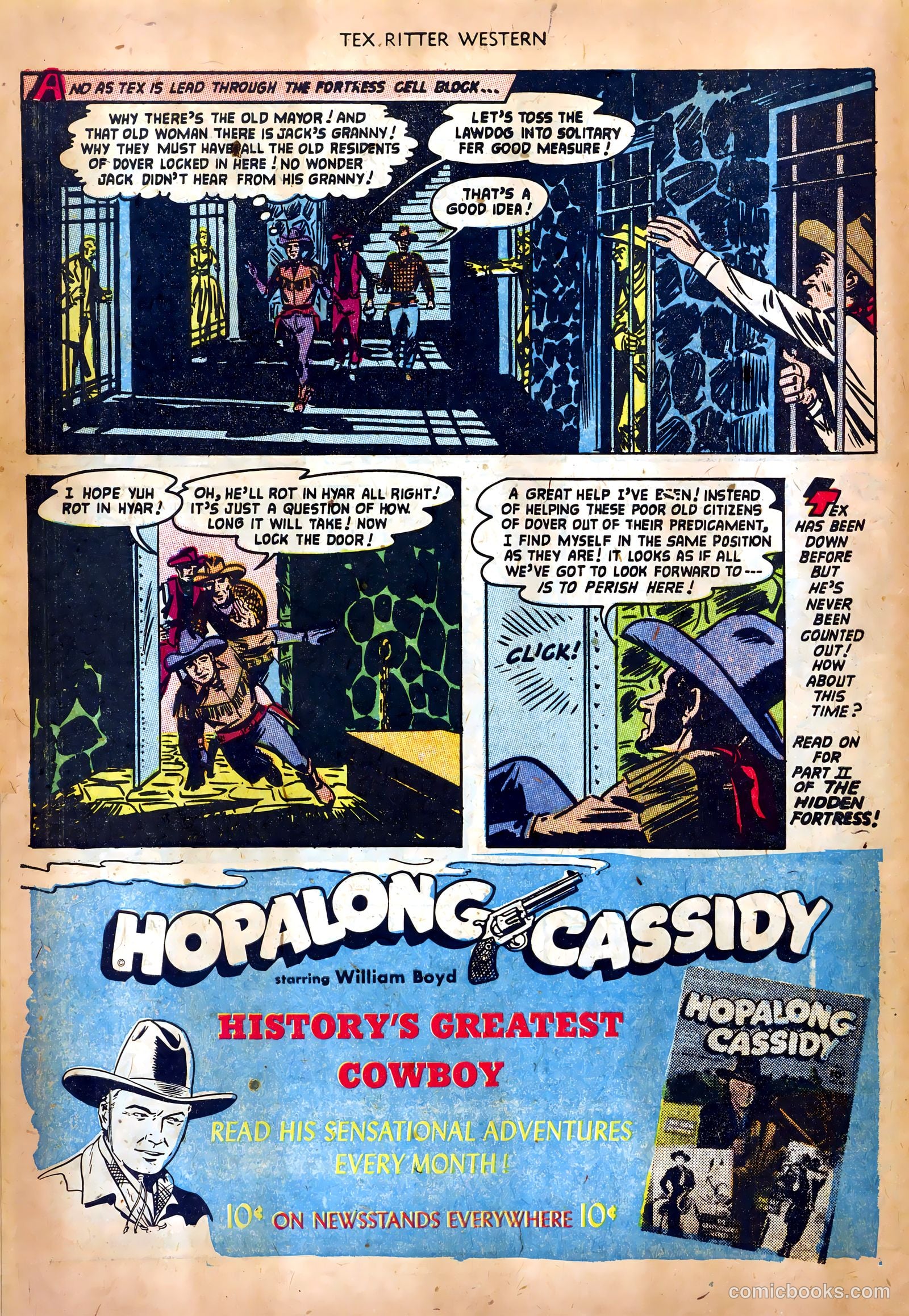 Tex Ritter Western #17 (1953) — page 10 of 36