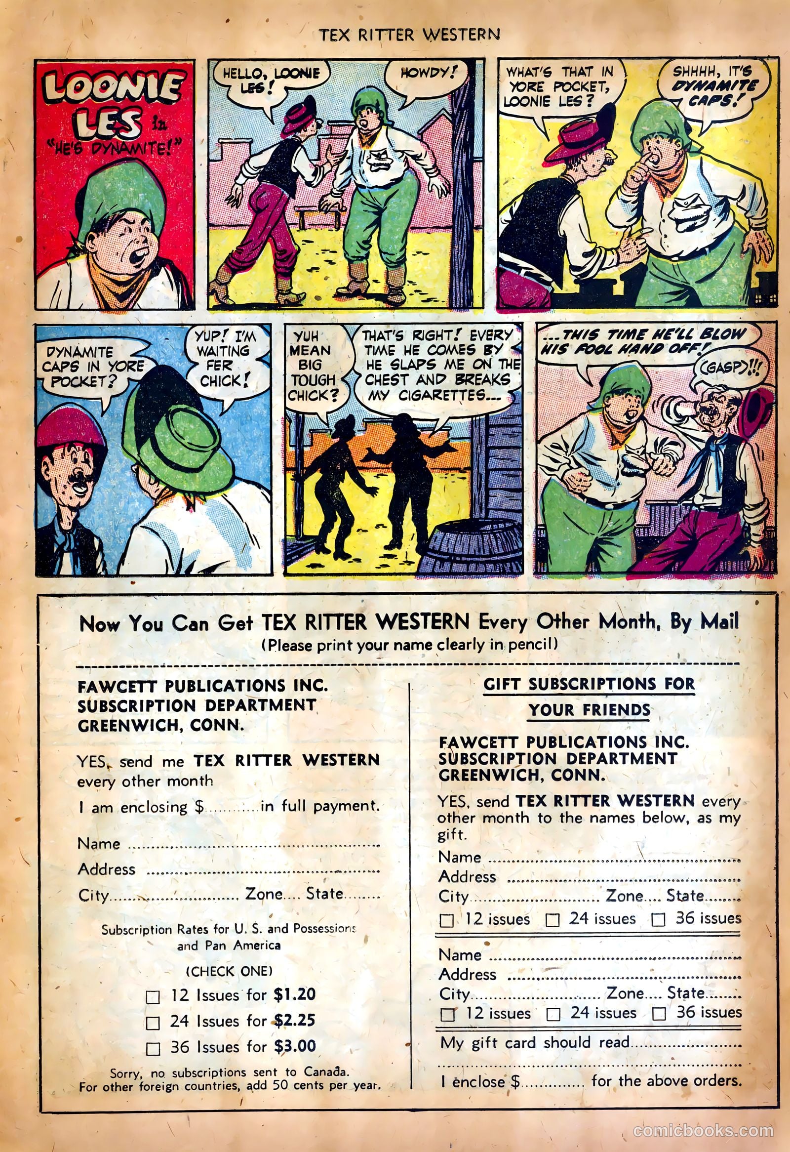 Tex Ritter Western #17 (1953) — page 11 of 36