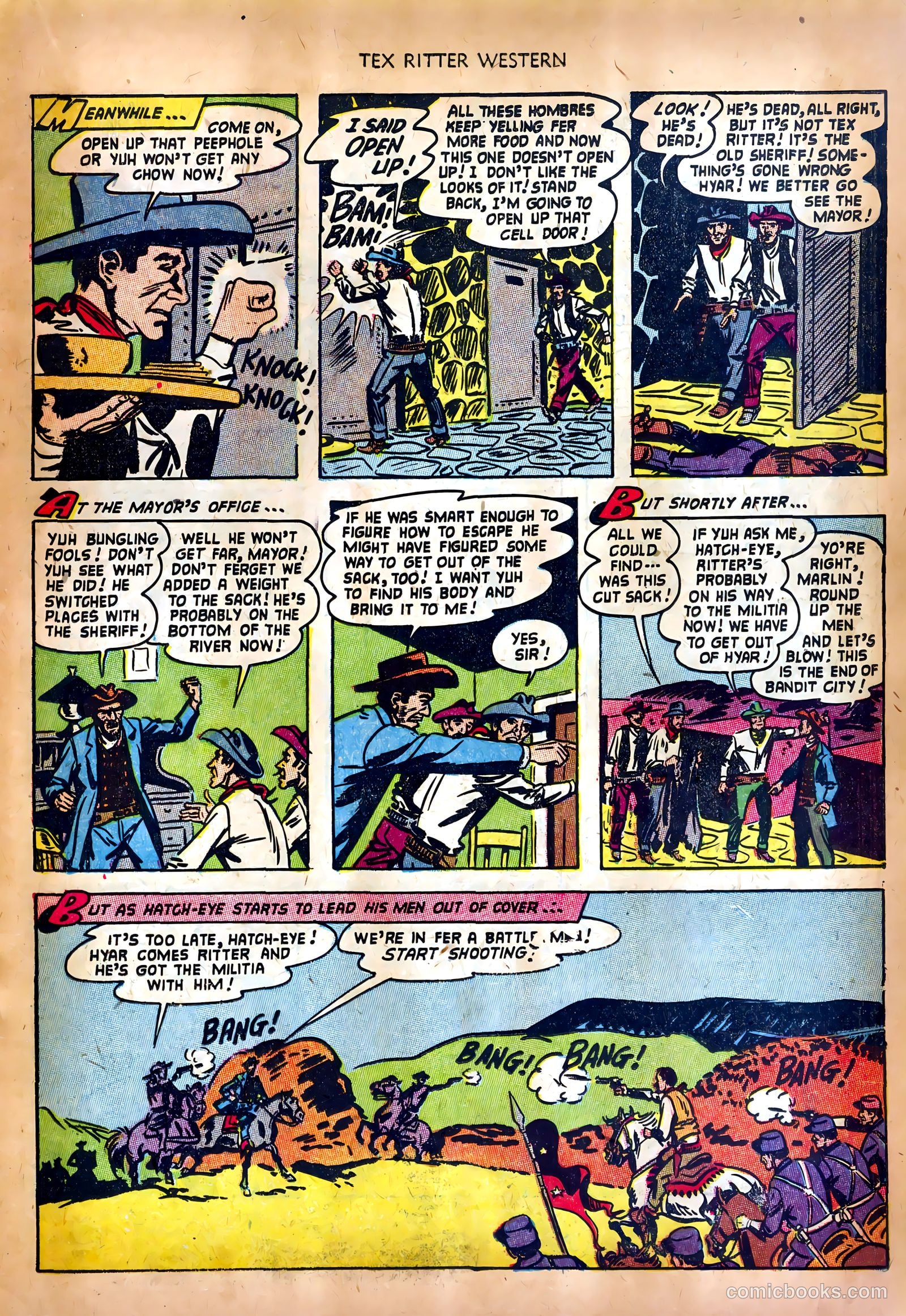 Tex Ritter Western #17 (1953) — page 15 of 36