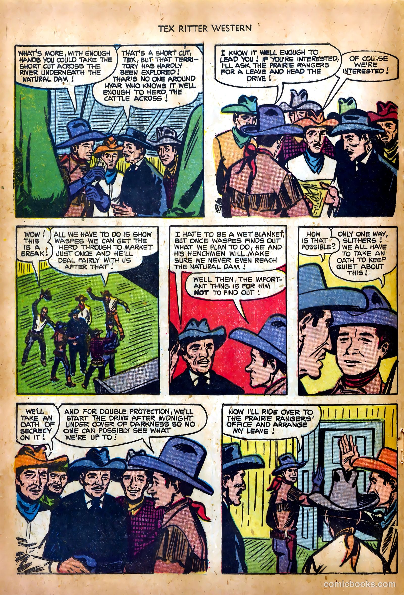 Tex Ritter Western #17 (1953) — page 24 of 36