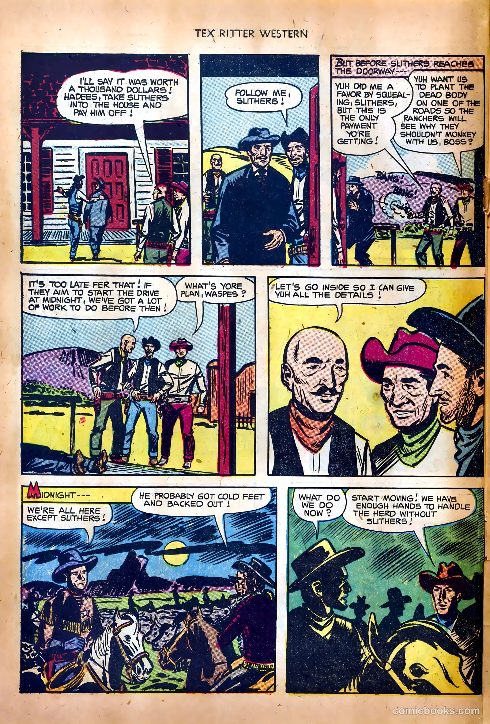 Tex Ritter Western #17 (1953) — page 26 of 36