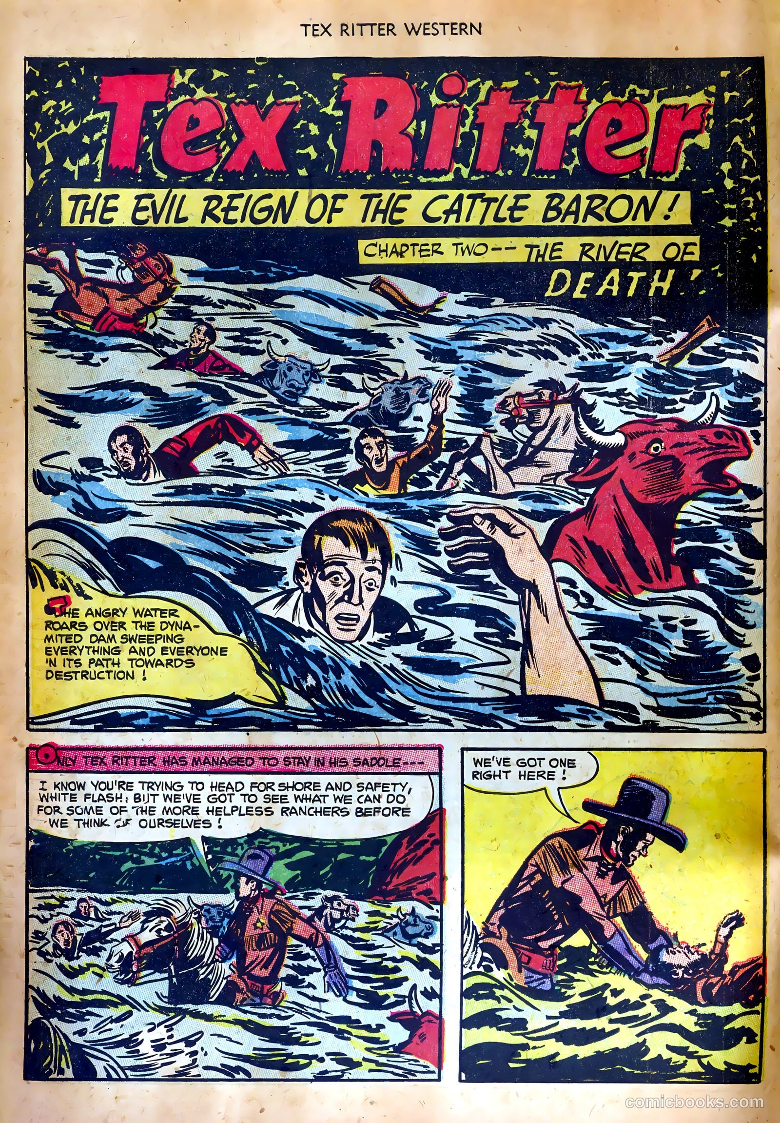 Tex Ritter Western #17 (1953) — page 30 of 36