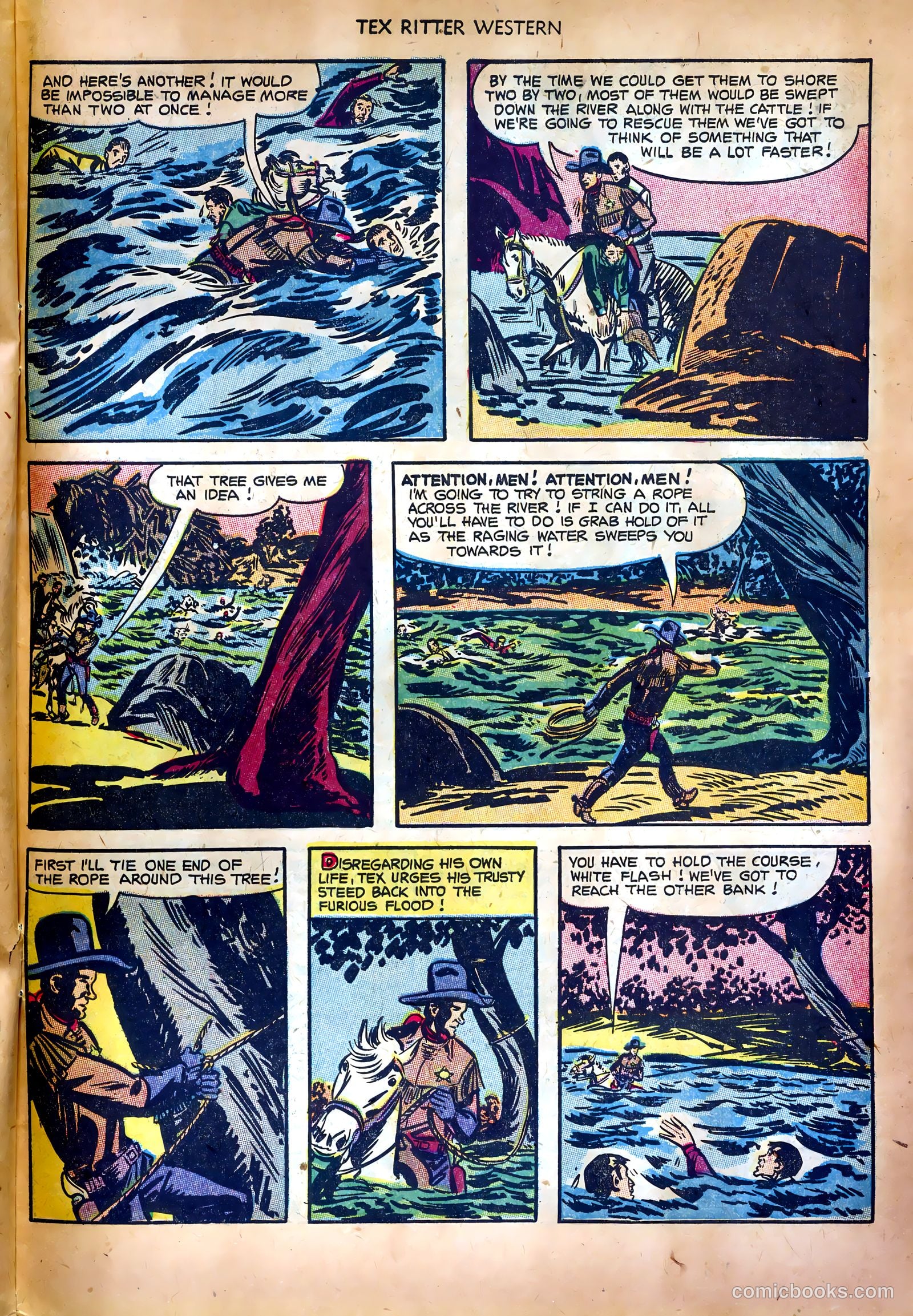 Tex Ritter Western #17 (1953) — page 31 of 36