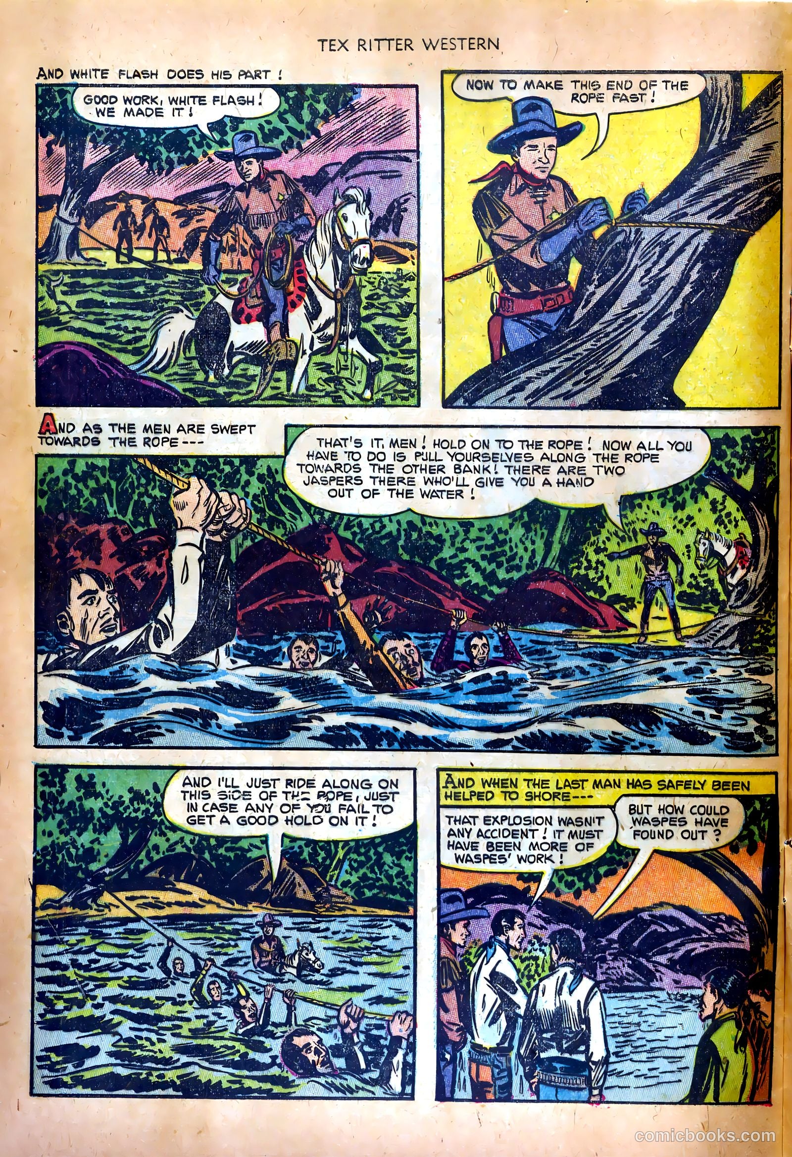 Tex Ritter Western #17 (1953) — page 32 of 36