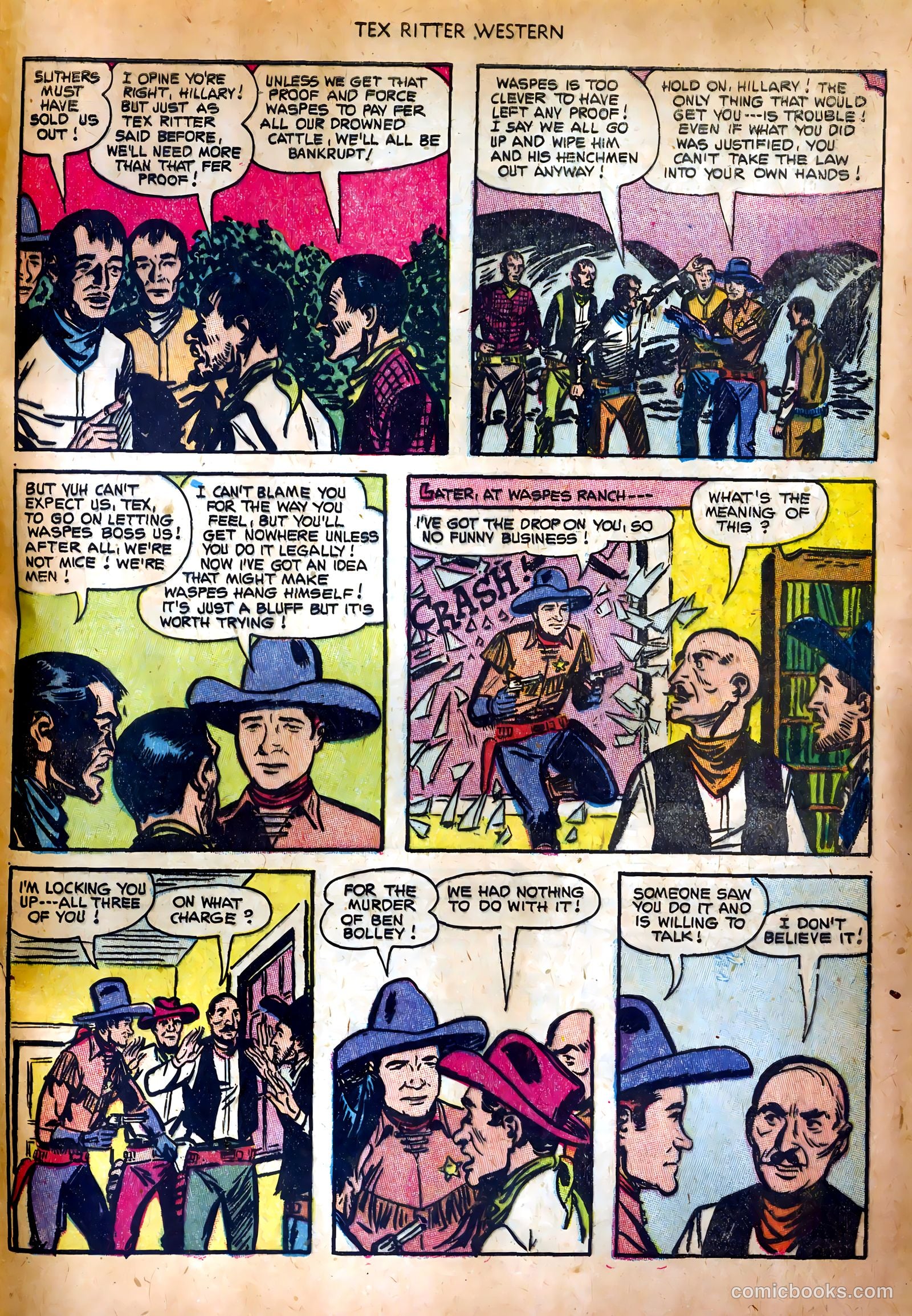 Tex Ritter Western #17 (1953) — page 33 of 36
